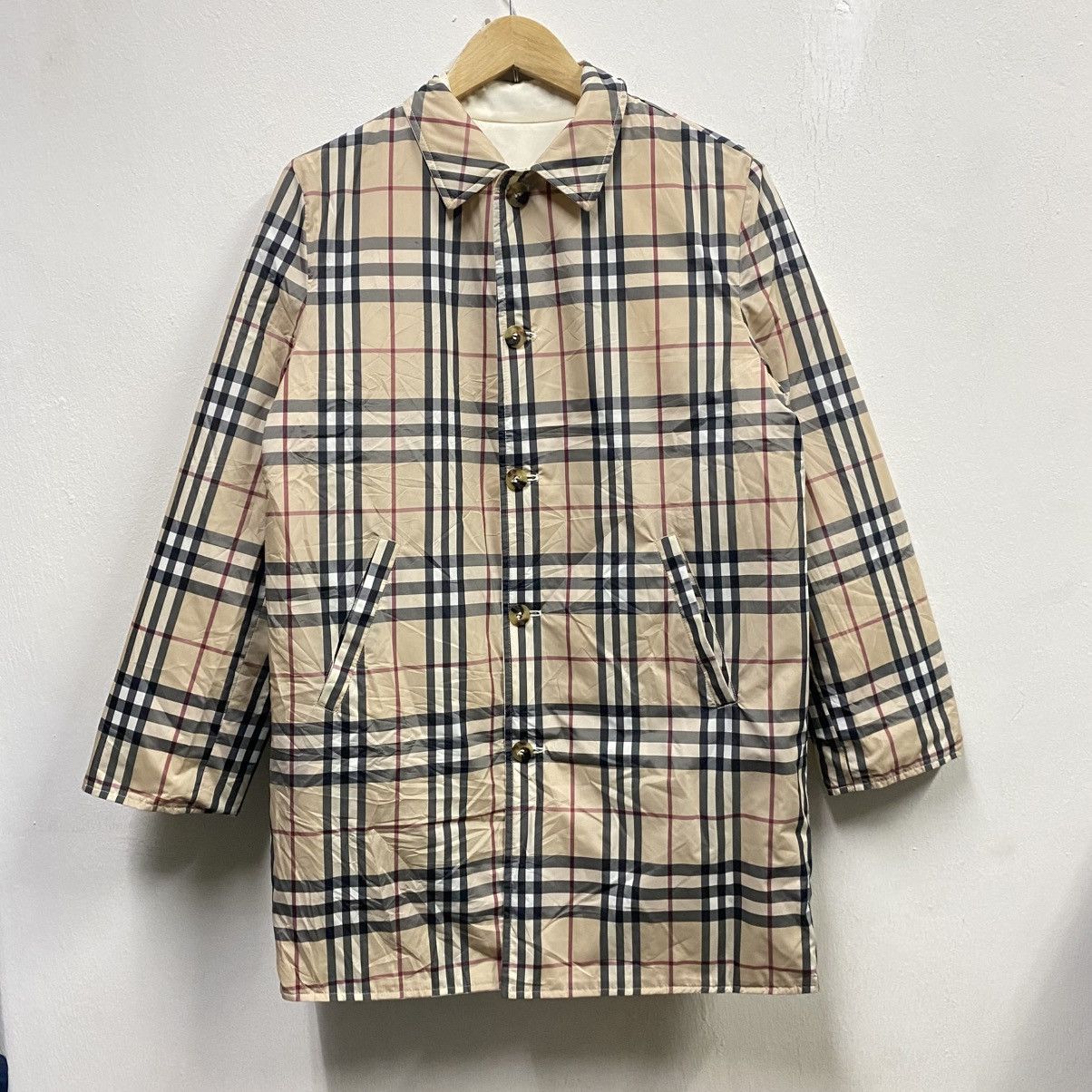 Vintage Burberry Nova Check Reversible Jacket