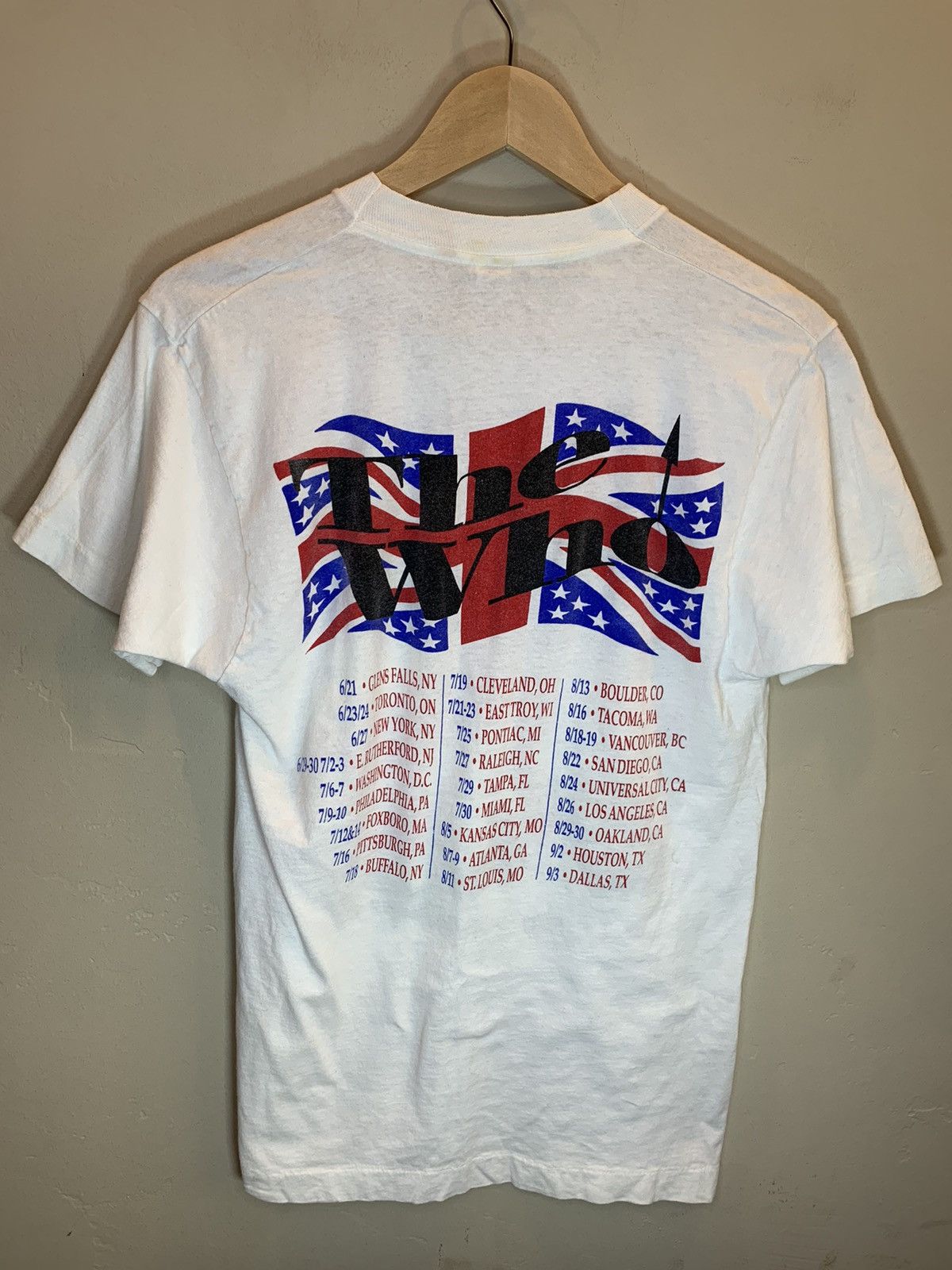 Band Tees *RARE* Vintage 1989 The Who The Kids Are Alright Tour Shirt Size US L / EU 52-54 / 3 - 2 Thumbnail