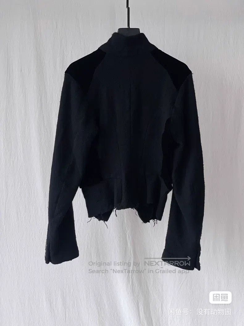 Comme des Garcons Comme Des Garcons Napped velvet mixed material spliced woo Size M / US 6-8 / IT 42-44 - 3 Thumbnail