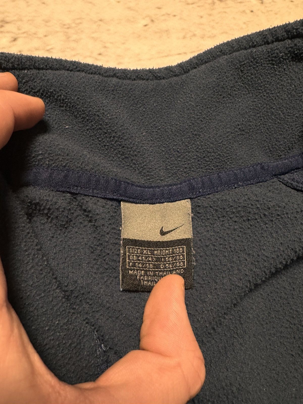 Nike × Vintage NIKE TEDDY VINTAGE CENTER LOGO OVERSIZE BOXY SWEATSHIRT Size US XL / EU 56 / 4 - 5 Thumbnail
