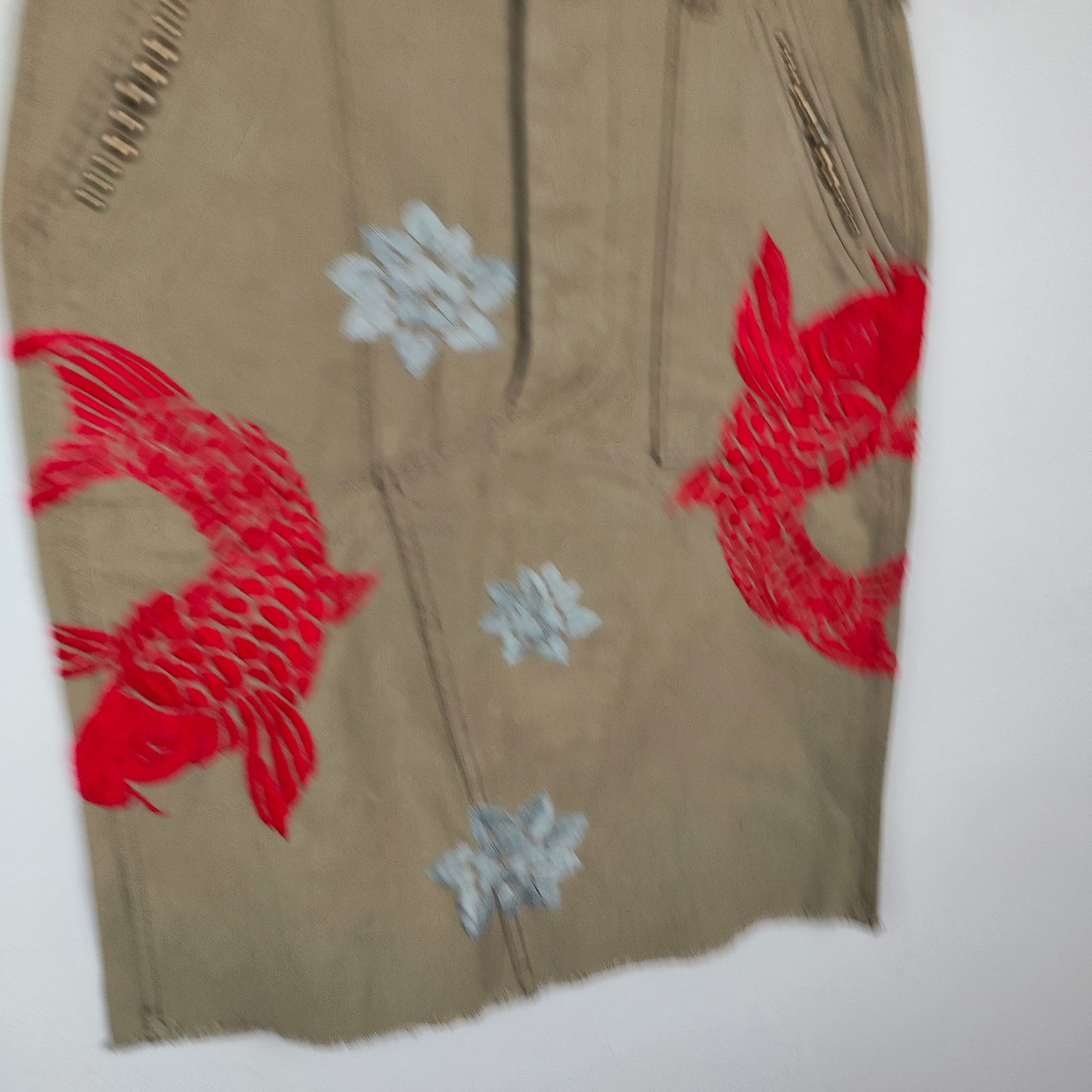 Other Vintage Y2K Aldo G By Aldo Gianne Embroidered Skirt Size 29" - 2 Thumbnail