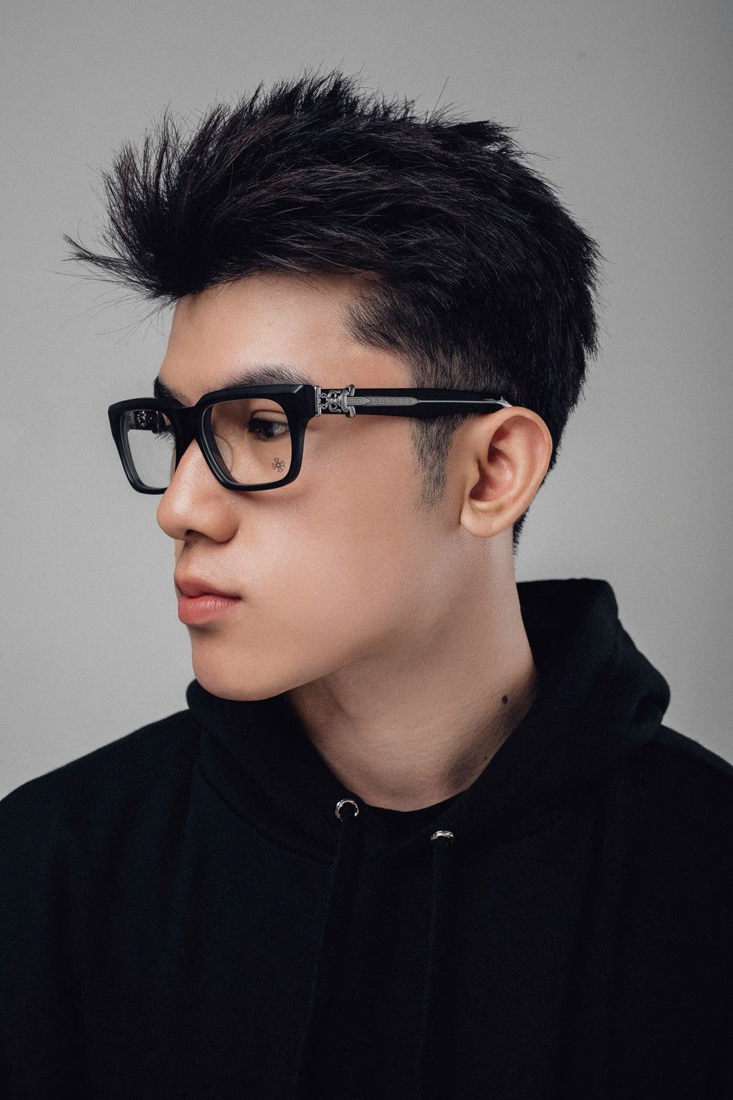 Chrome Hearts CHROME HEARTS VAGILLIONAIRE I MATTE BLACK GLASSES Size ONE SIZE - 10 Thumbnail