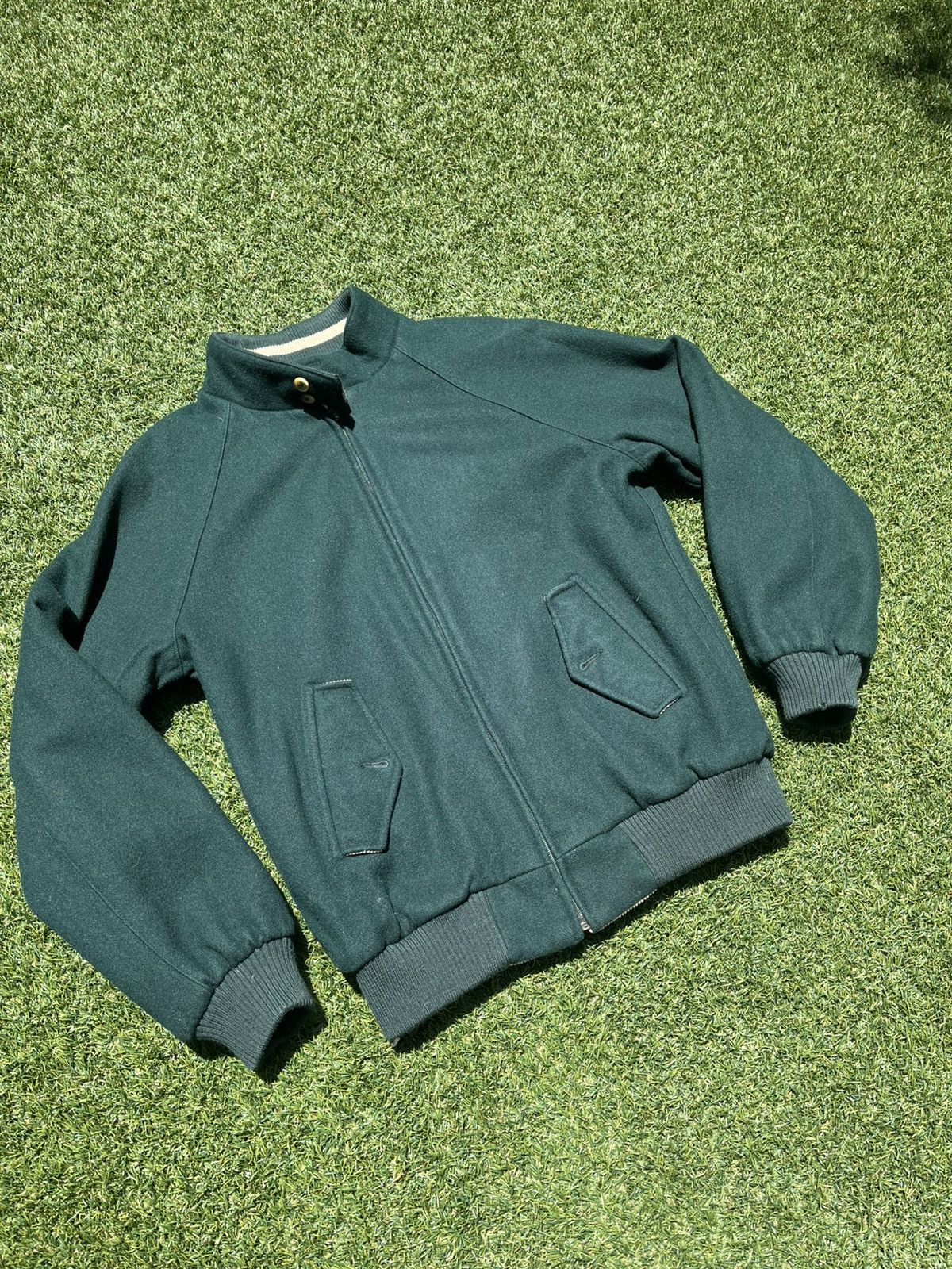Vintage VTG 90’s Reversible Green / Tan Bomber Jacket Size US M / EU 48-50 / 2 - 2 Thumbnail