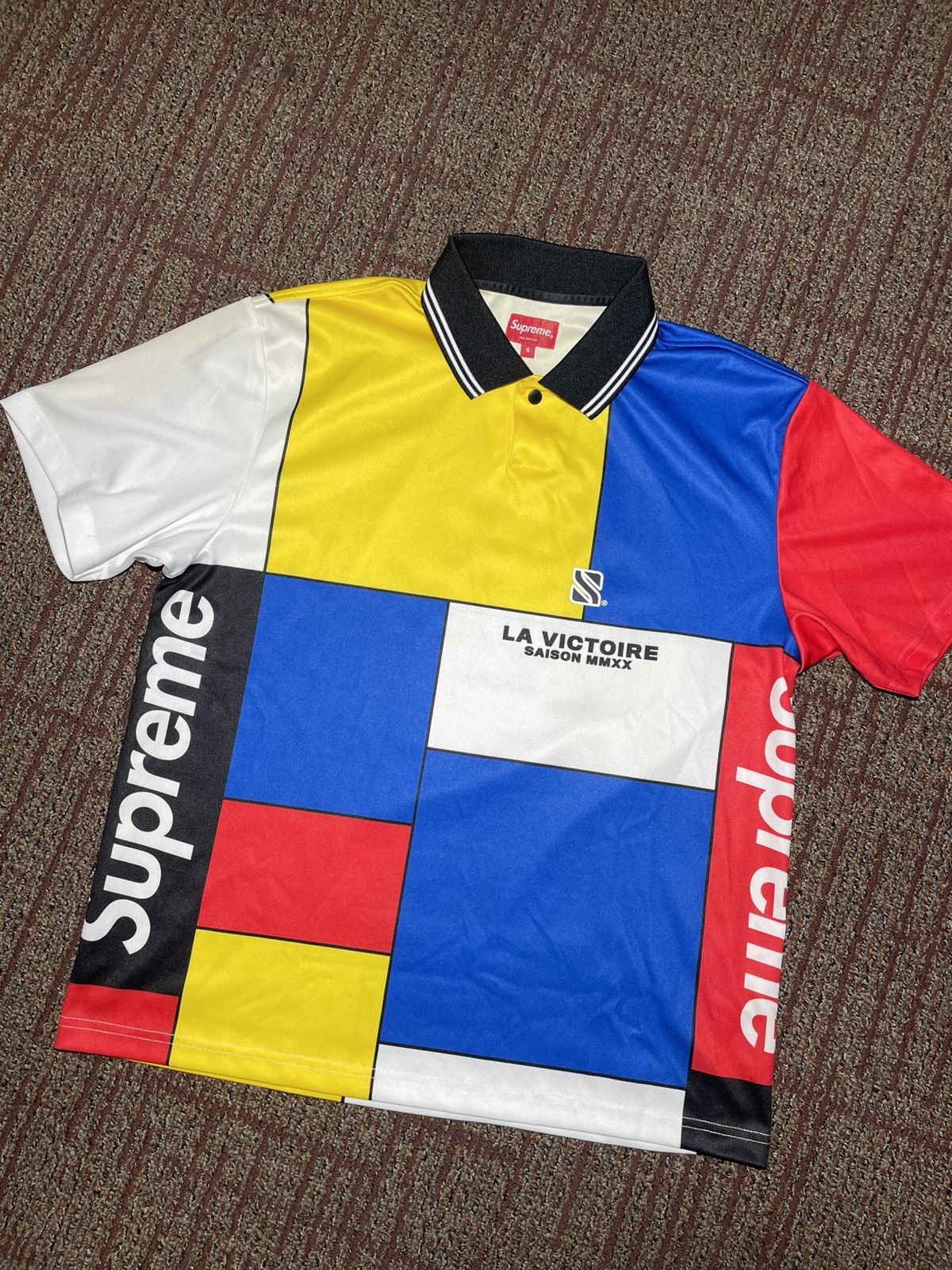 Supreme Supreme Colorblocked Soccer Polo (Small) Size US S / EU 44-46 / 1 - 1 Thumbnail