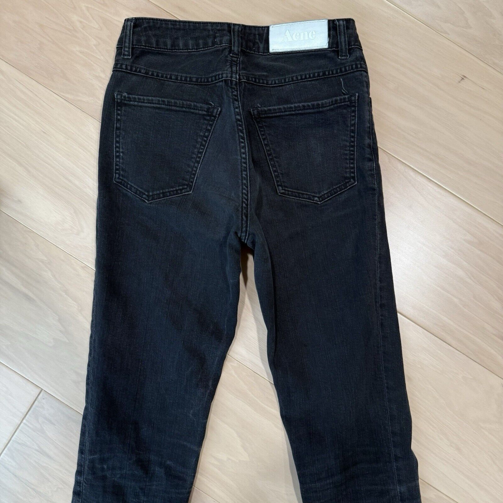 Acne Studios Acne Studios Needle Wet Cash Jeans 26 Black Slim Denim Size US 26 / EU 42 - 7 Thumbnail