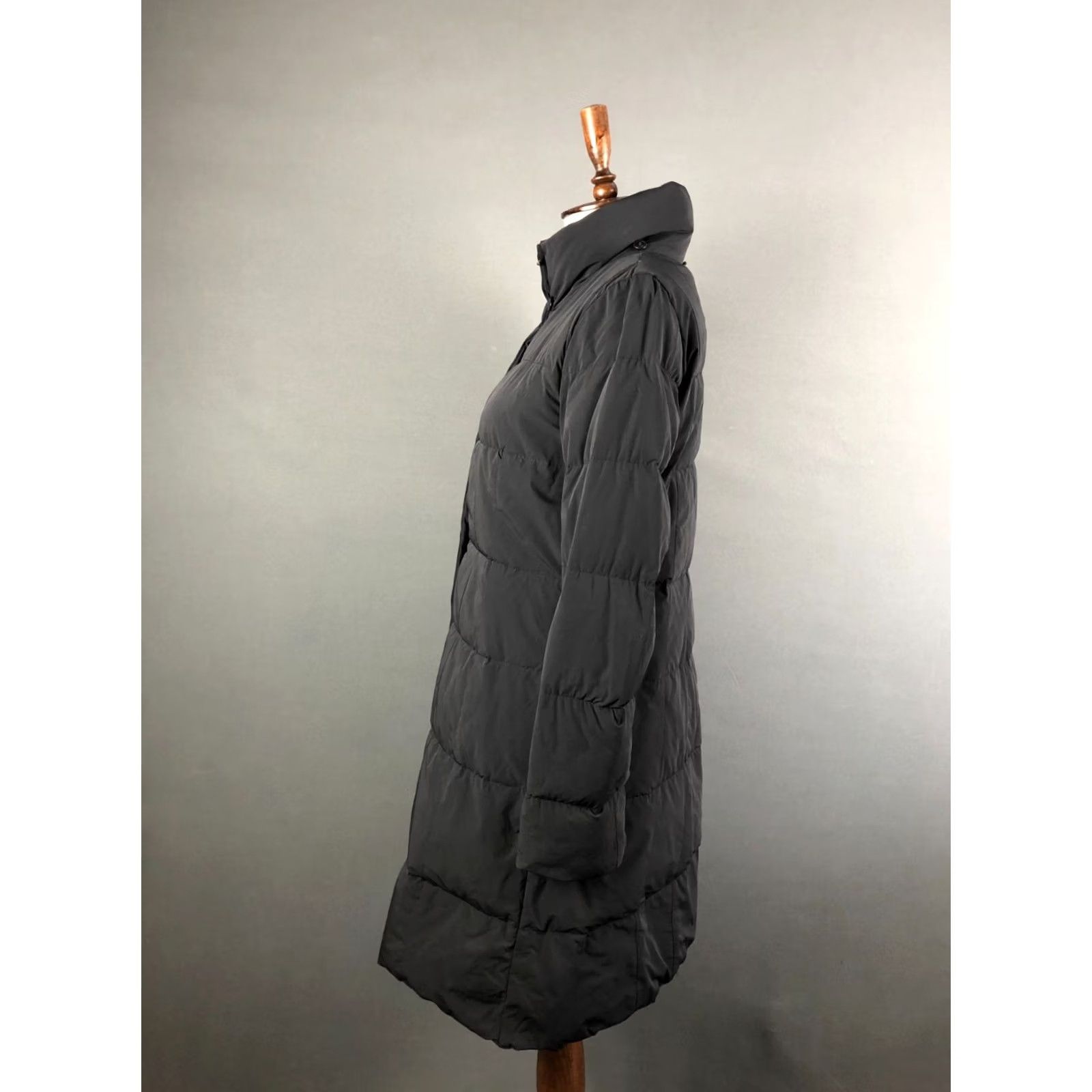 Vintage Weekend Max Mara Arctic Coat Women's Size 12 Black Polyamide Hooded Full Zip Size XL / US 12-14 / IT 48-50 - 2 Thumbnail