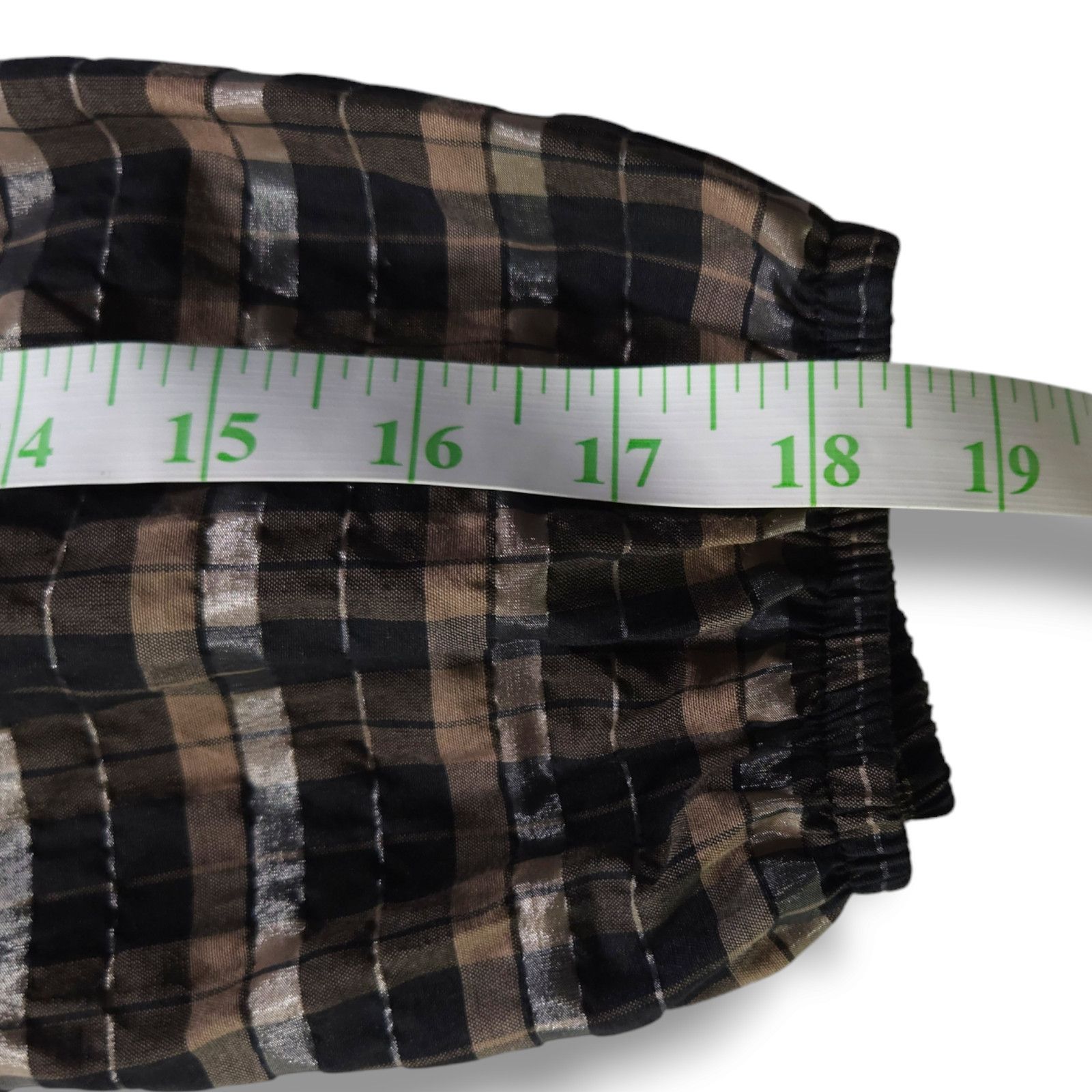 Barbour NWT Barbour Lorelie Plaid Popover Top Sz. 12 Praline Check Size XL / US 12-14 / IT 48-50 - 9 Thumbnail