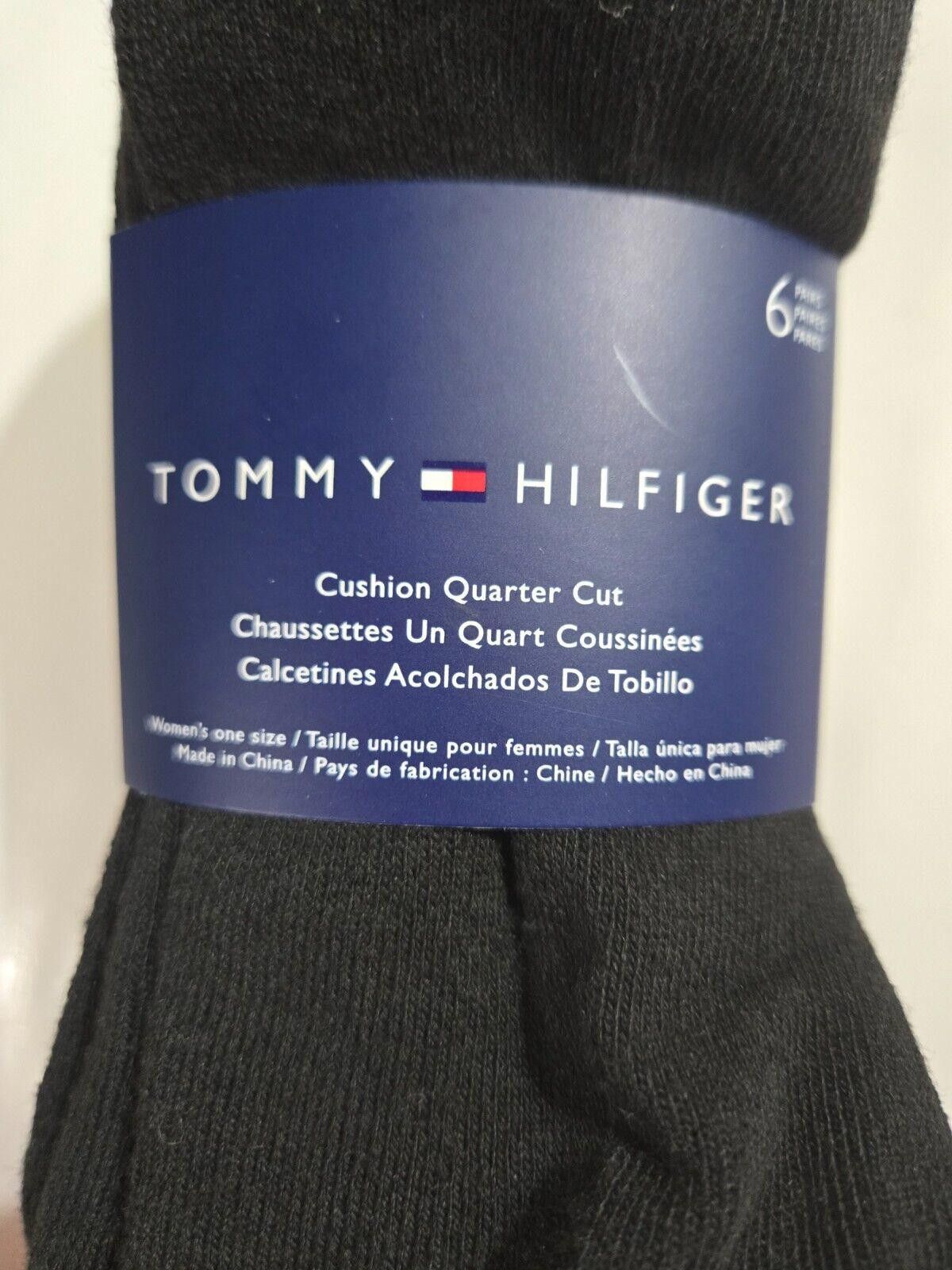 Tommy Hilfiger Womens Tommy Hilfiger Cushion Quarter Cut Socks 6 pack NWT Size ONE SIZE - 3 Thumbnail