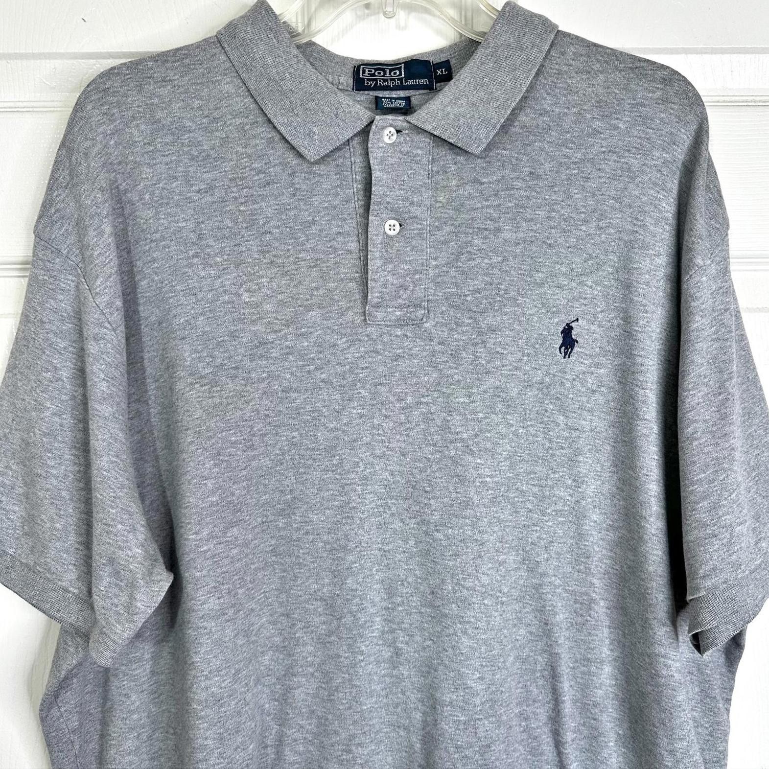 Polo Ralph Lauren Polo Ralph Lauren Short Sleeve Polo Shirt Grey Men’s XL Size US XL / EU 56 / 4 - 3 Thumbnail