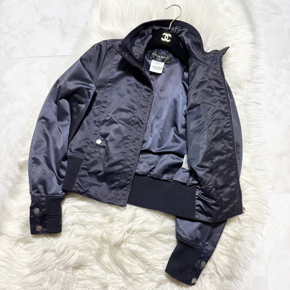 Chanel Recent Model Chanel Nylon Blouson Bomber Jacket Size XS / US 0-2 / IT 36-38 - 9 Thumbnail