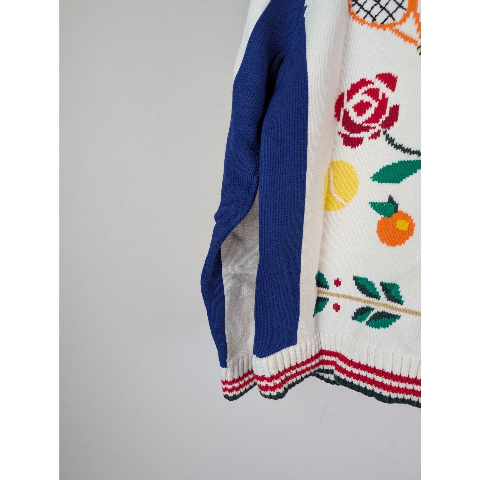 Casablanca o1rshd1 Laurel Intarsia Knit Jacket in Multi Size US XL / EU 56 / 4 - 14 Thumbnail
