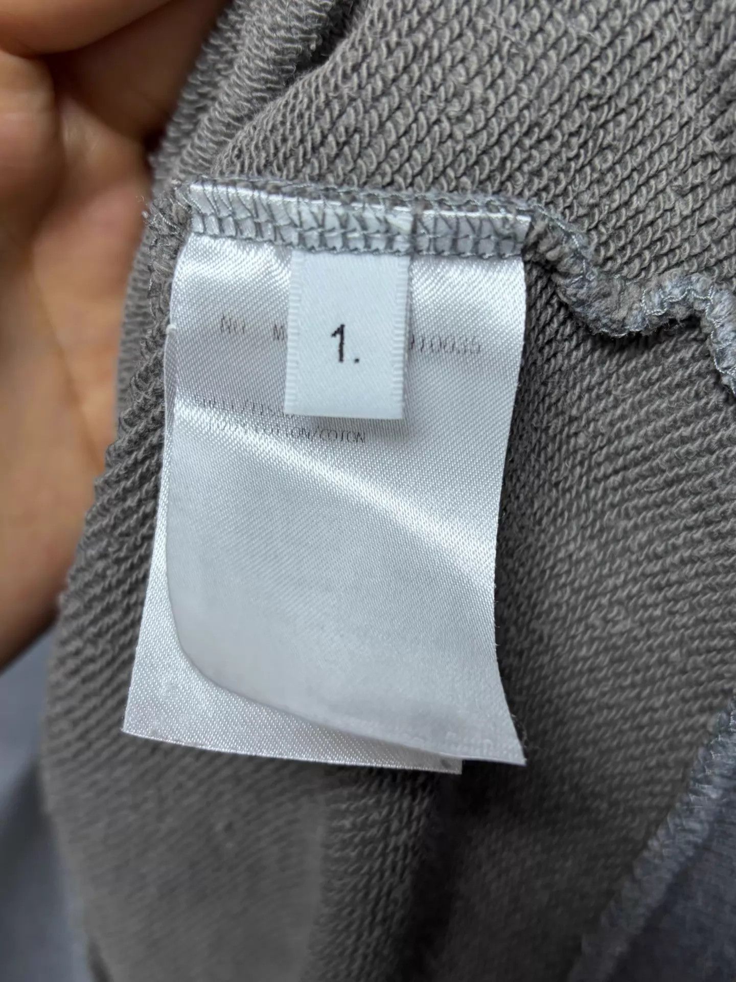 Thom Browne THOM BROWNE Gray 4-Bar Stripe Sweatshirt 1 Size US S / EU 44-46 / 1 - 4 Thumbnail