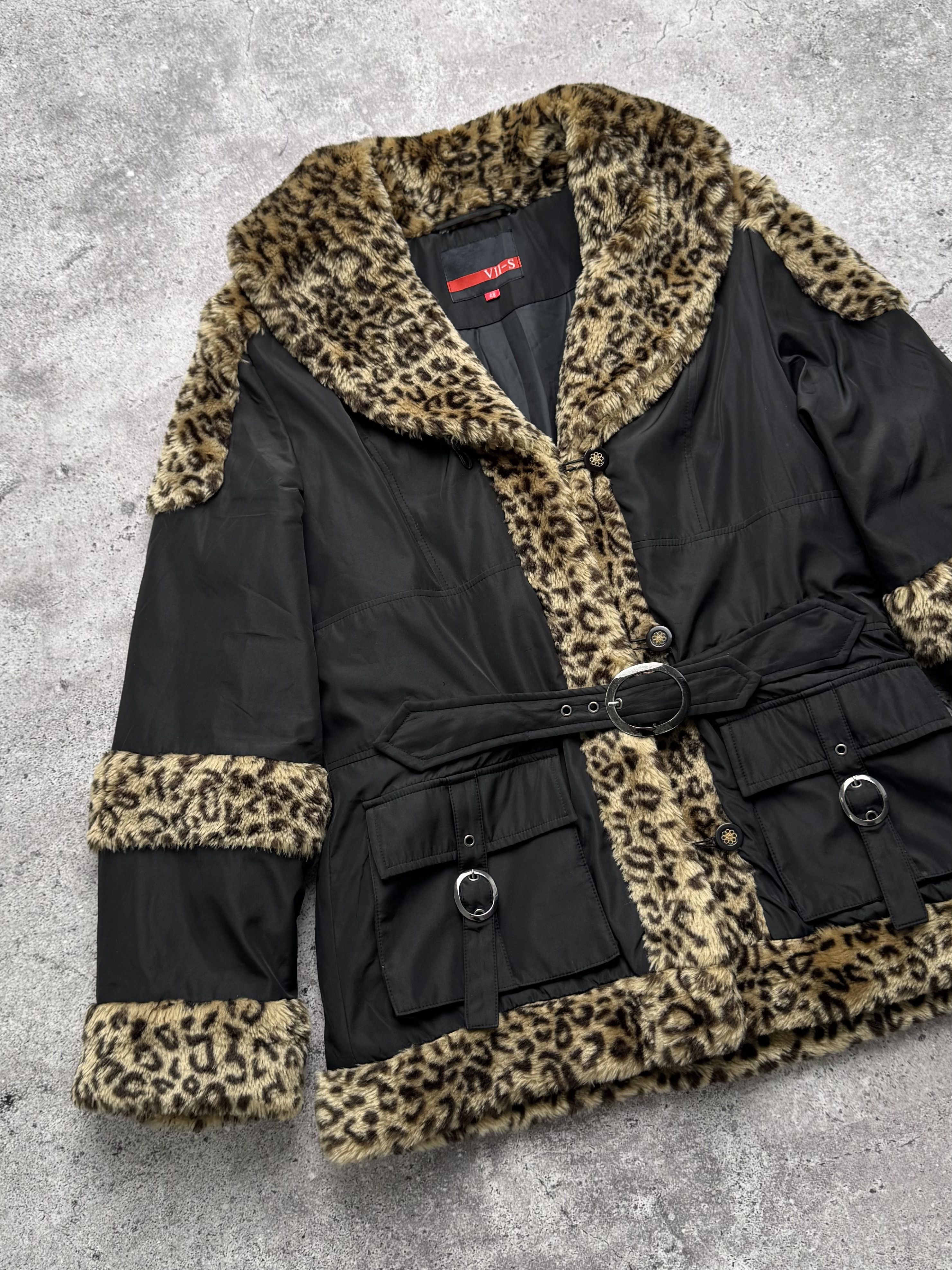 Vintage Vintage Jacket With Faux Sheepskin Details C5(V412) Size L / US 10 / IT 46 - 2 Thumbnail
