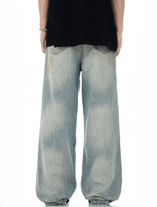 Japanese Brand × Jean Men's American retro distressed casual straight jeans Size US 32 / EU 48 - 5 Thumbnail