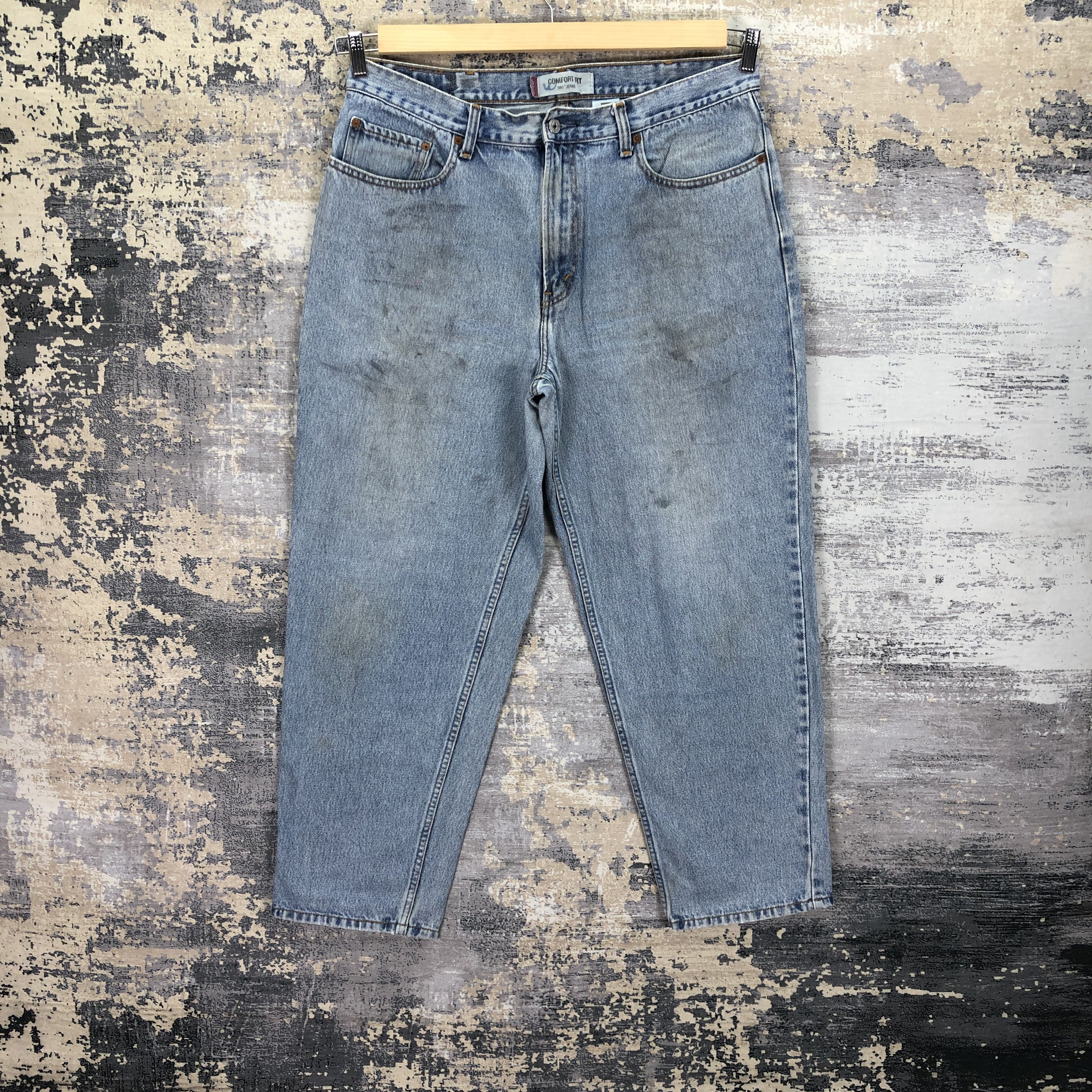 Levi's Vintage Y2K Levis Light Wash Jeans Levi's 560 Faded Denim Size US 36 / EU 52 - 1 Thumbnail