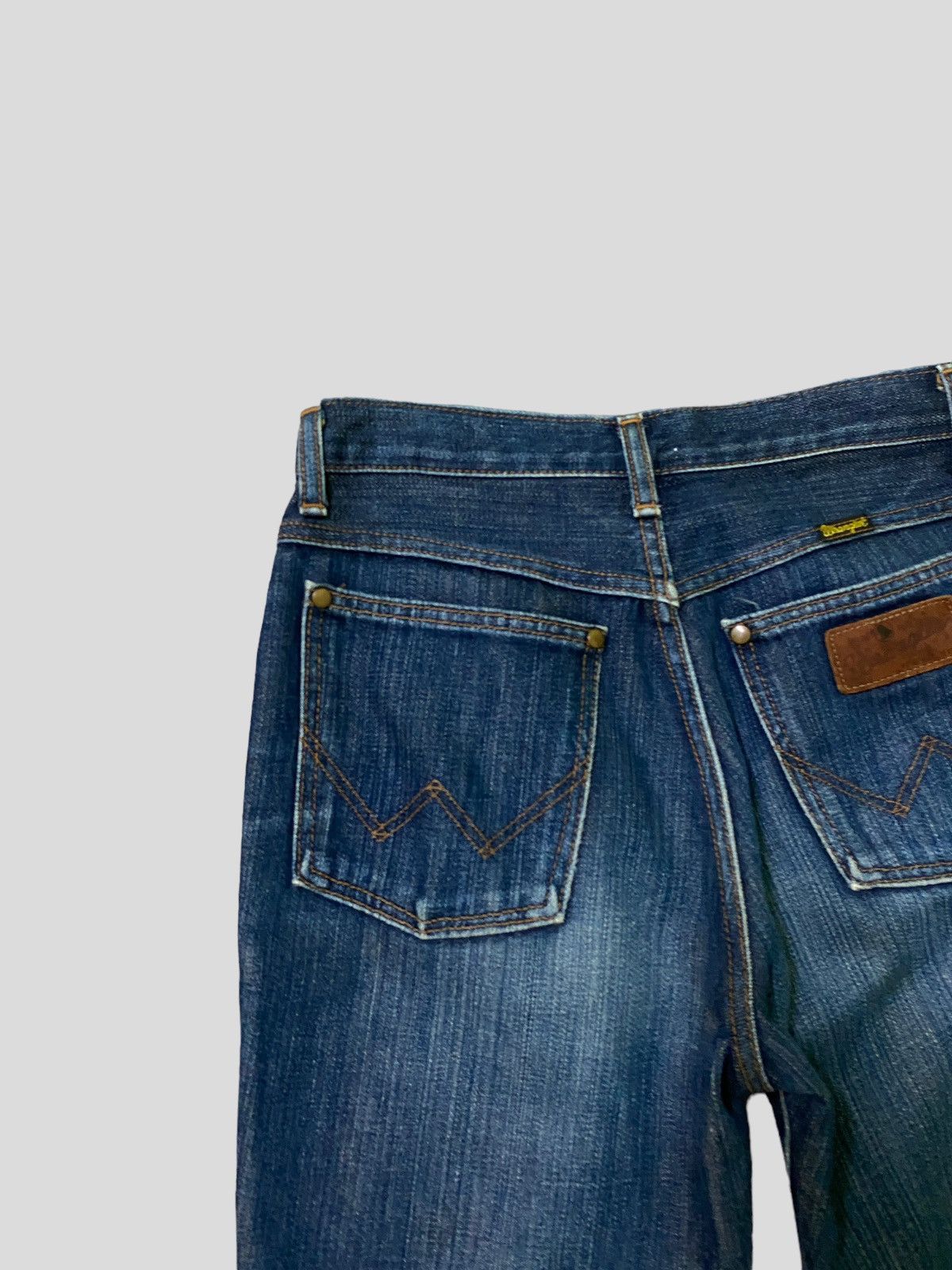 Japanese Brand × Vintage × Wrangler Flare Lady Wrangler Boot Cut Denim Size 26" / US 2 / IT 38 - 12 Thumbnail