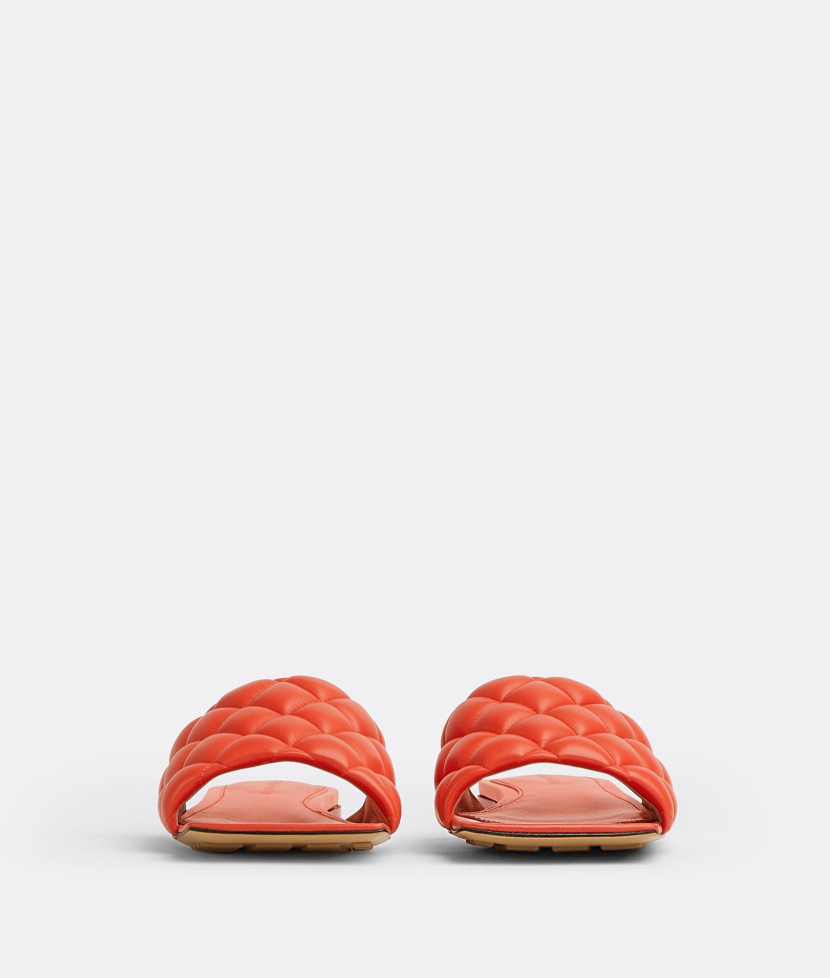 Bottega Veneta o1n1vont1124 Padded Flat Sandals in Red Size US 4.5 / IT 34.5 - 2 Thumbnail