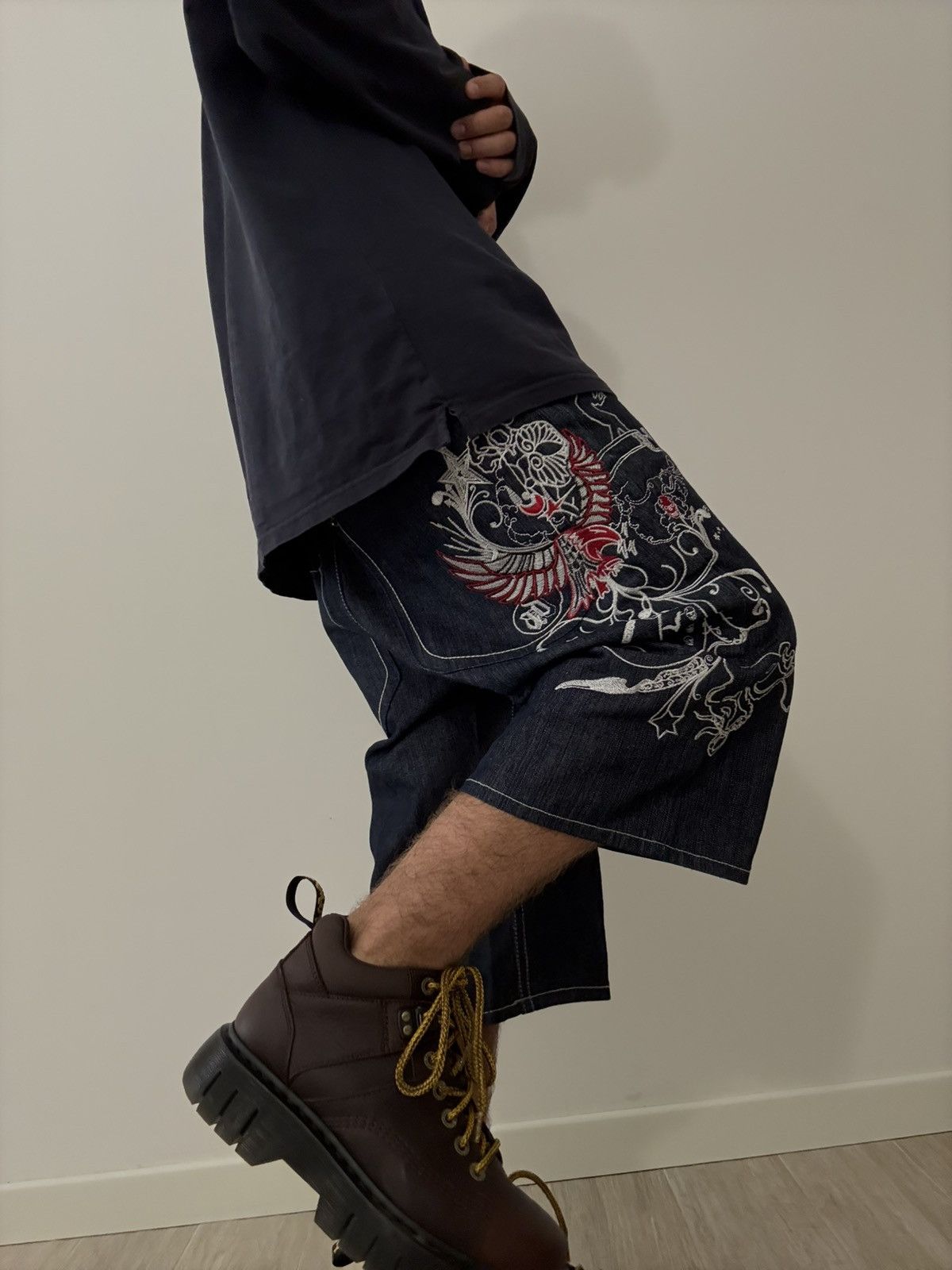 Artful Dodger Y2k skate streetwear wide jorts - Artful Dodger 2000s Size US 34 / EU 50 - 1 Thumbnail