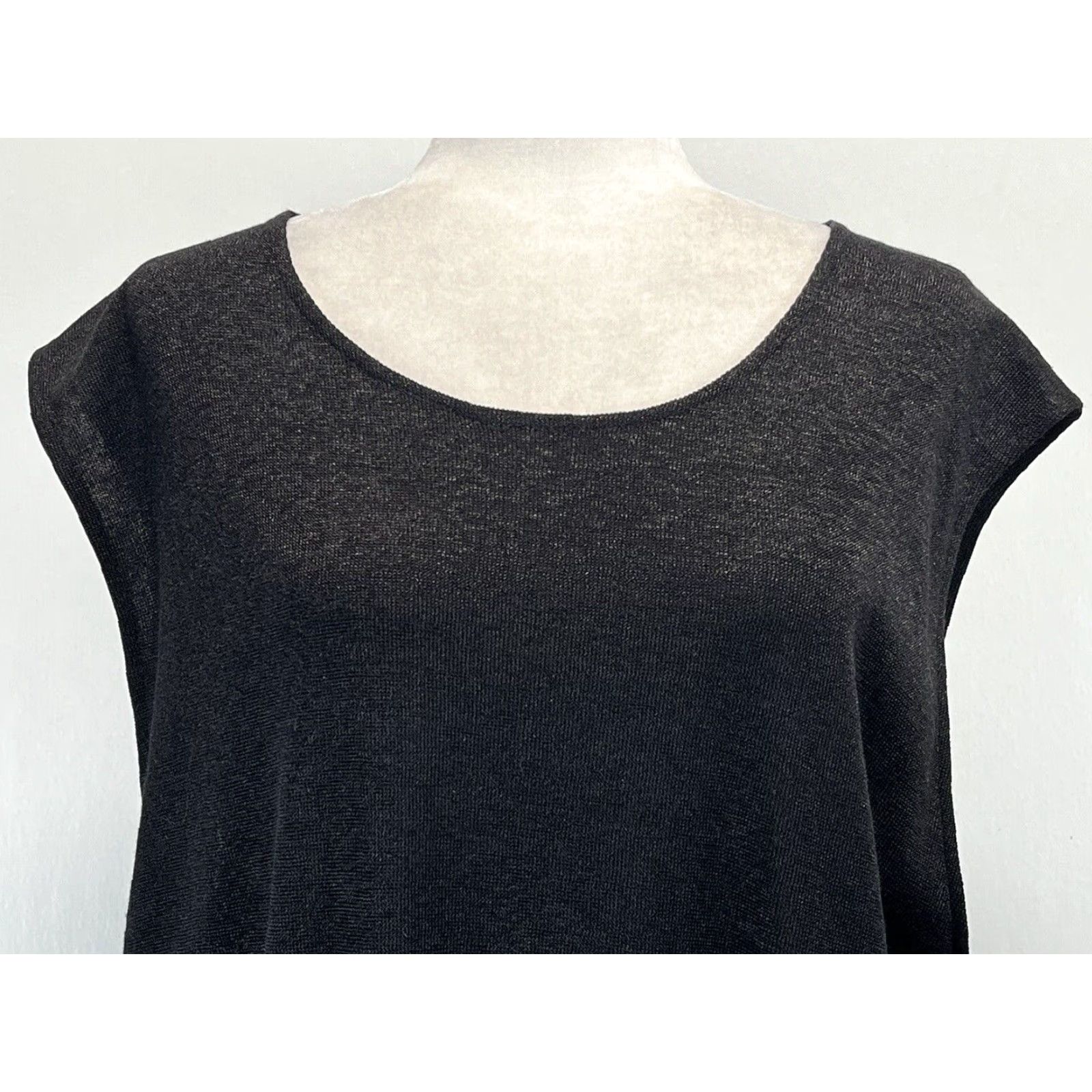 Brandblack Lee Andersen Dress Maxi Adult 2X Plus Black Knit Art To Wear Womens Size XXL / US 16-18 / IT 52-54 - 5 Thumbnail
