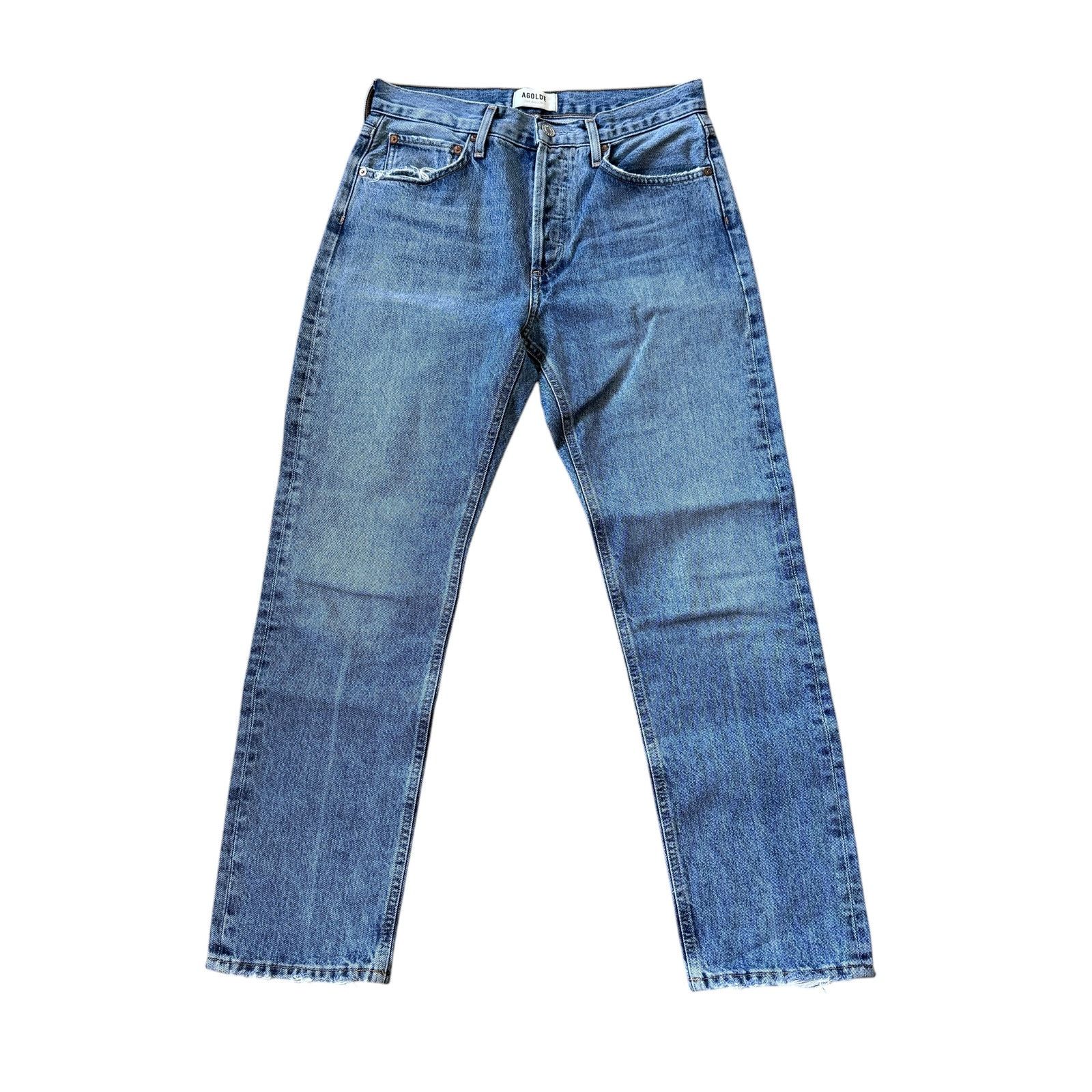 Agolde AGOLDE Parker Long Jean Invention Wash Size 25" / US 0 / IT 36 - 2 Thumbnail