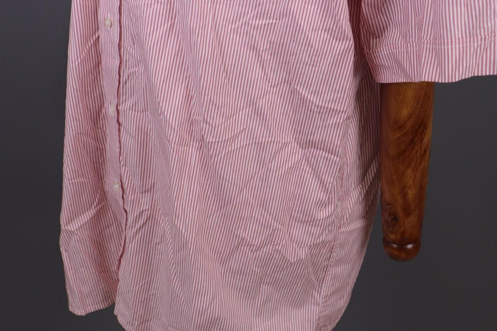 Lacoste Lacoste Regular Fit Pink Pinstripe Button Up Shirt Size 46 Size US M / EU 48-50 / 2 - 11 Thumbnail