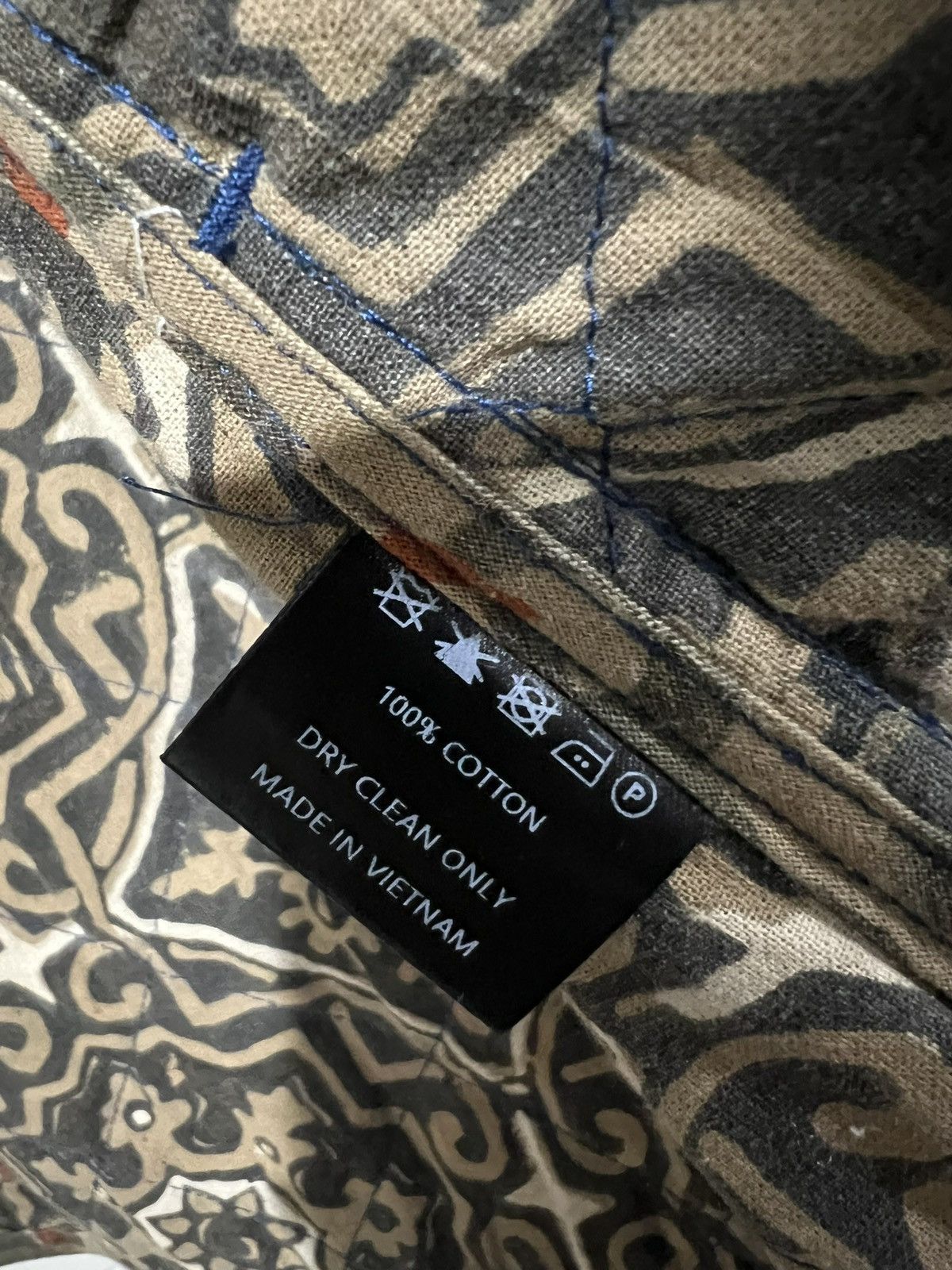 Craig Green Craig Green AW17 Tapestry Laced Navy Block Print Jacket Size US S / EU 44-46 / 1 - 6 Thumbnail