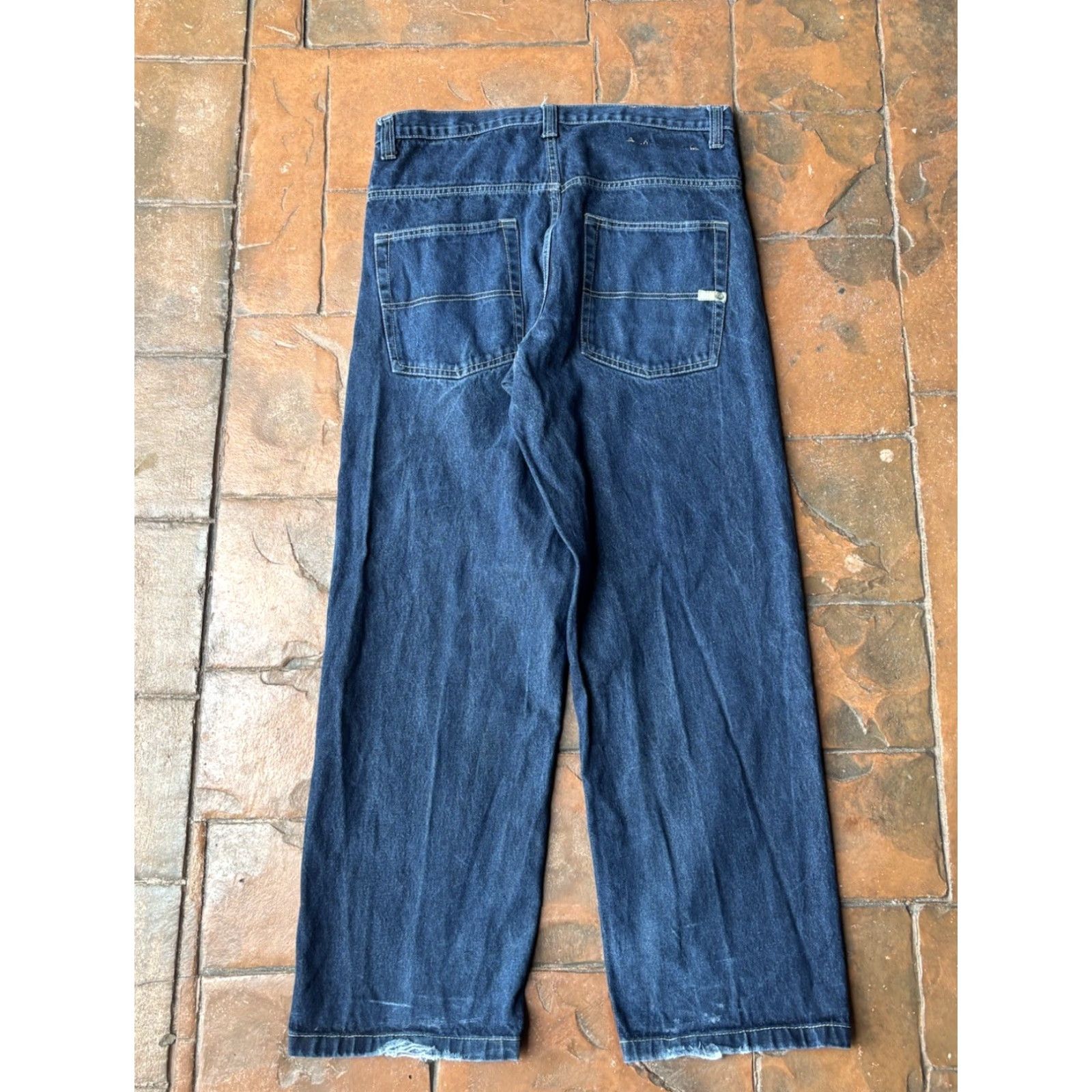 Southpole VINTAGE Southpole Baggy Jeans Men’s 34 Blue Grunge Skater 90s Hip Hop Distressed Pockets Wide-Leg Modern Fit Mens Size US 34 / EU 50 - 2 Thumbnail