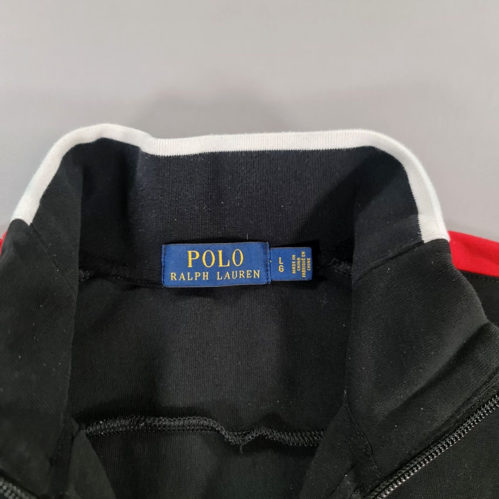 Polo Ralph Lauren Polo Ralph Lauren Tracksuit Jacket Mens Full Zip Black Large Performance USA Shirt? Size US L / EU 52-54 / 3 - 3 Thumbnail