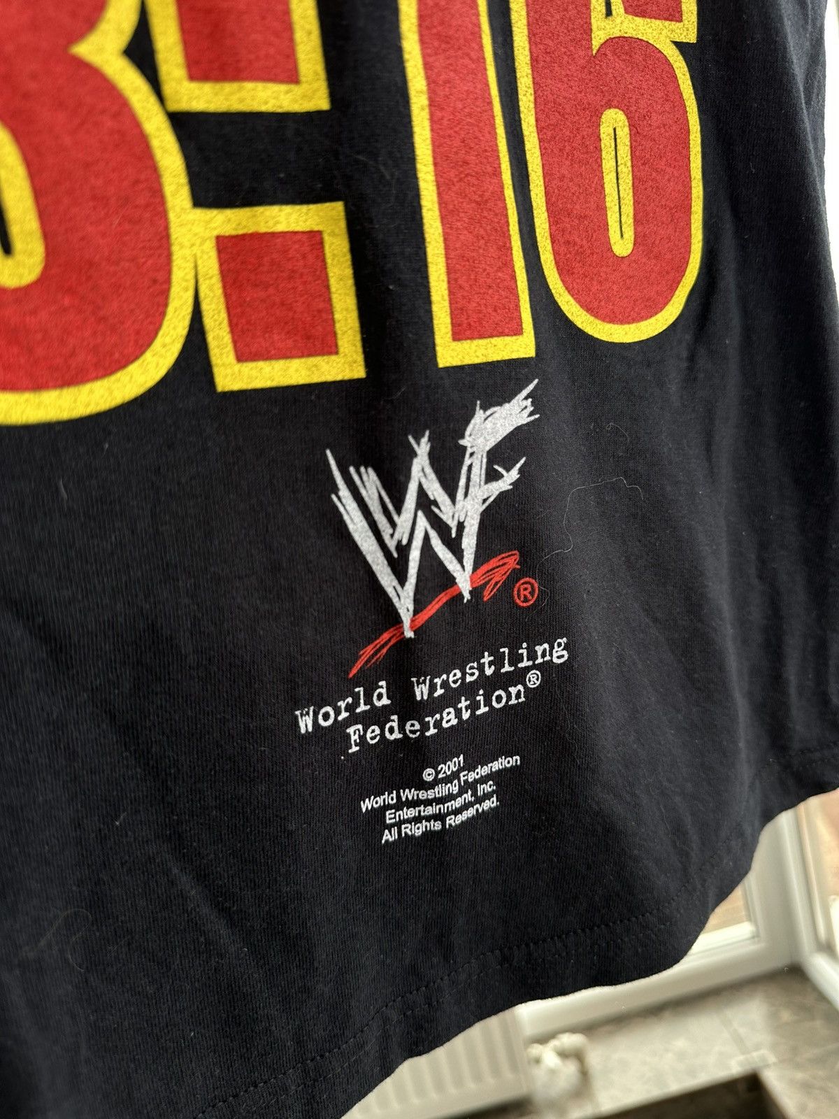 WWF Vintage WWF Steve Austin 3:16 Wrestling 2001 T-shirt Size US XS / EU 42 / 0 - 4 Thumbnail
