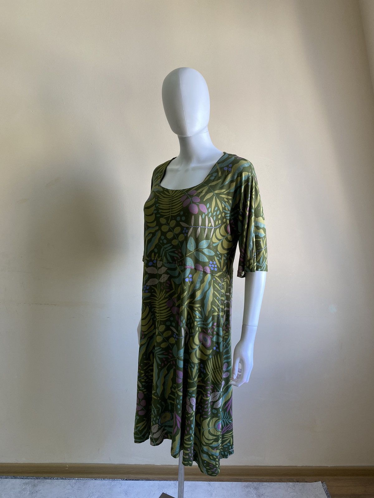 Gudrun Sjoden Gudrun Sjoden Womens Multicolor Floral Midi Dress Size L Size L / US 10 / IT 46 - 5 Thumbnail