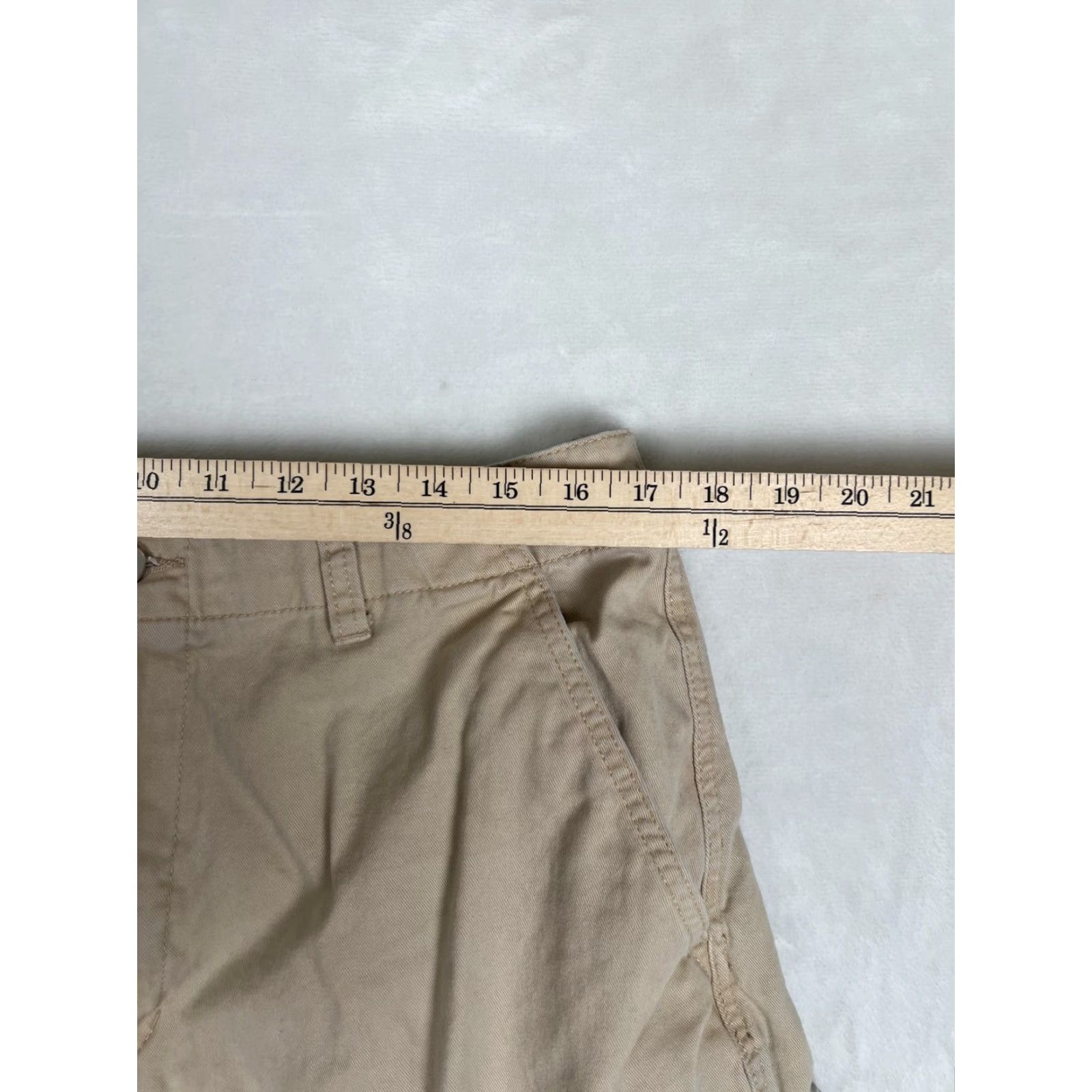 YoungLA YoungLA Cargo Pants Mens Large Beige Straight Leg Utility Pockets Casual Twill Size US 33 - 6 Thumbnail