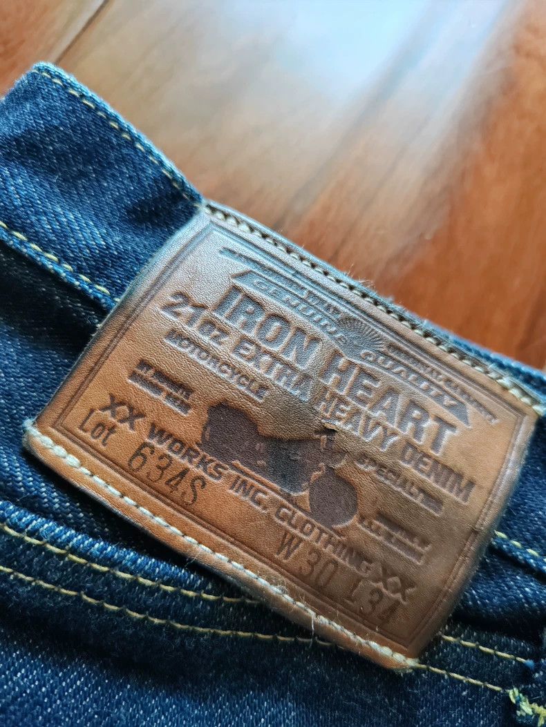 Iron Heart Iron Heart Nissan 634S heavy-duty 21oz straight leg jeans Size US 32 / EU 48 - 1 Thumbnail