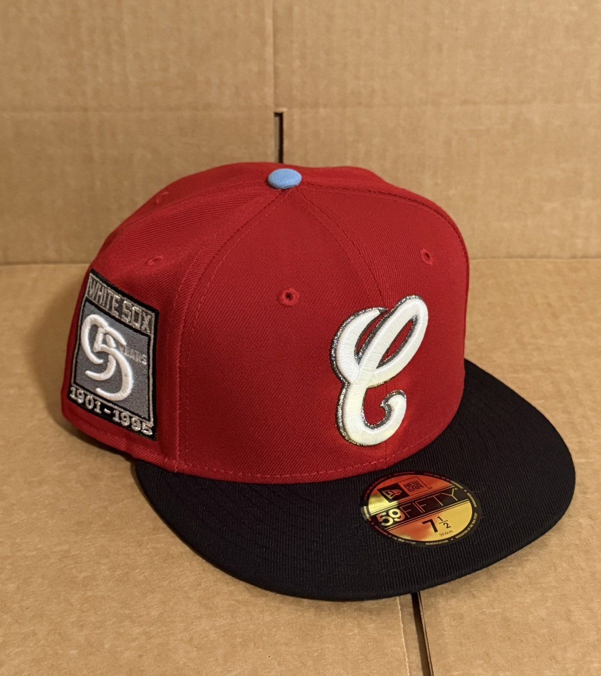 New Era 7 1/2 Chicago Sox SFD FNF “Banned” Edition Rushmore Size ONE SIZE - 1 Thumbnail