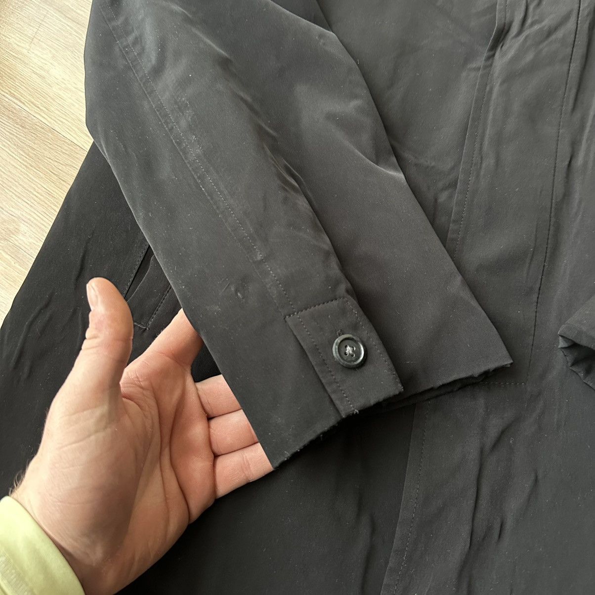 Calvin Klein Vintage Calvin Klein Nylon Matrix Trench Coat Mac Jacket Size US L / EU 52-54 / 3 - 15 Thumbnail