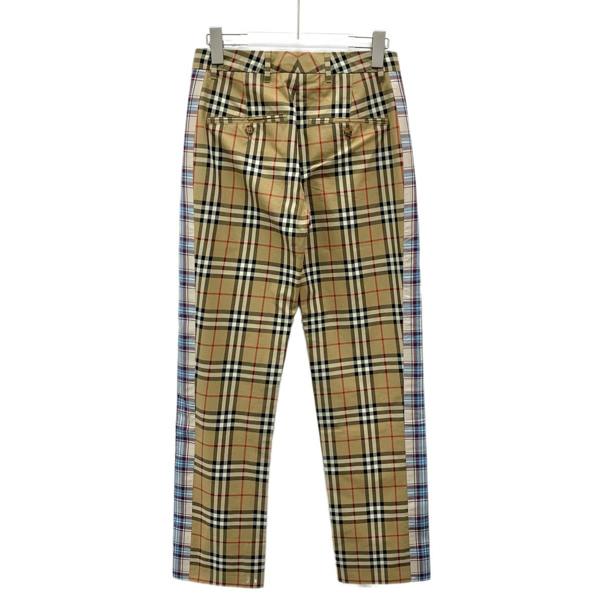Burberry Burberry Brown Vintage Check Cotton Casual Pants K26WX Size 25" / US 0 / IT 36 - 2 Thumbnail