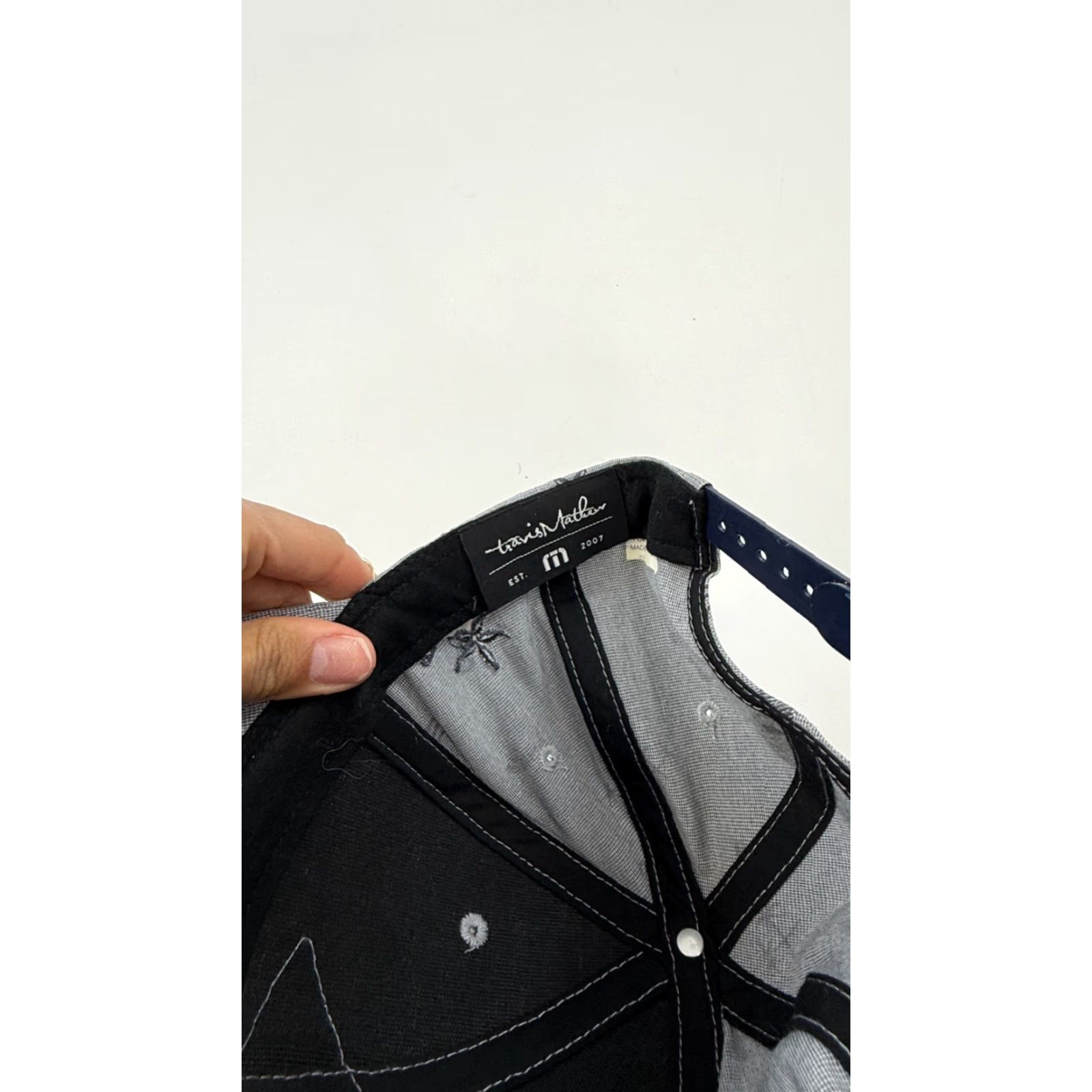TravisMathew Travis Mathew Men’s Gray Adjustable Snapback Hat One Size Rockets Patch Size ONE SIZE - 4 Thumbnail