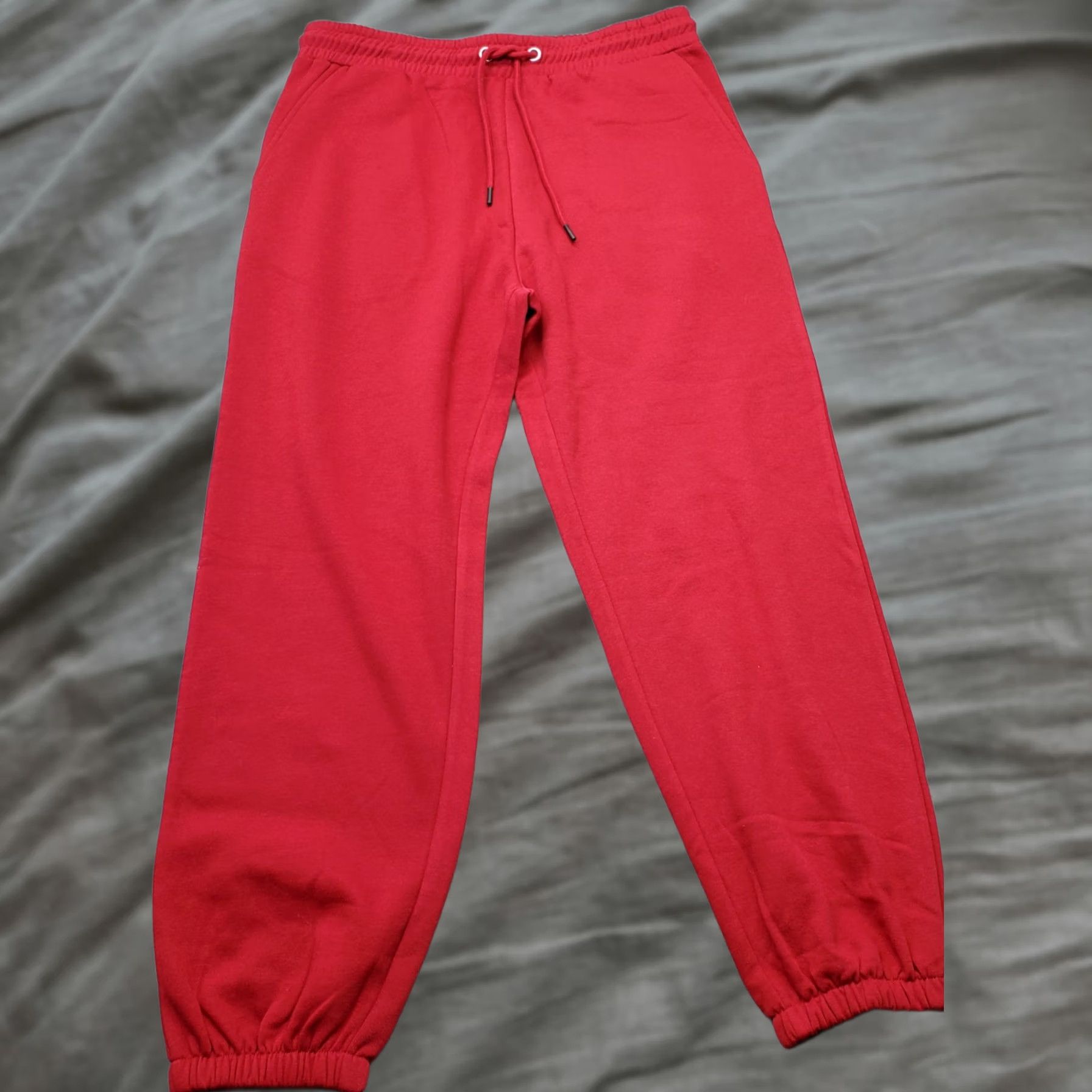 Vintage Threads Connect Womens 1XL Red Fleece Lined Jogger Pants Drawstring Waist Size 40" / US 18 - 1 Thumbnail