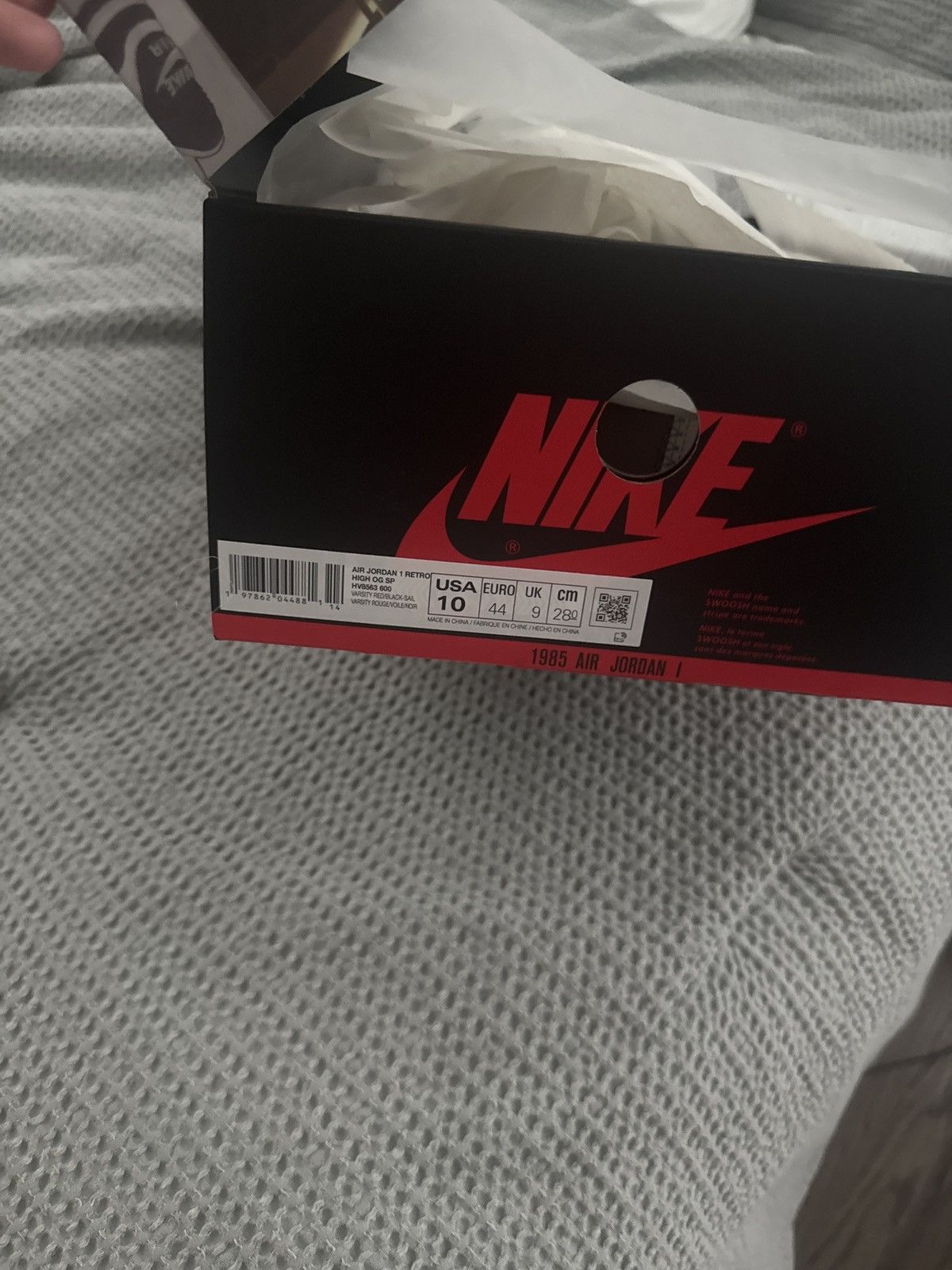 Jordan Brand Union Jordan 1 Retro High OG SP Chicago Shadow Size US 10 / EU 43 - 10 Thumbnail