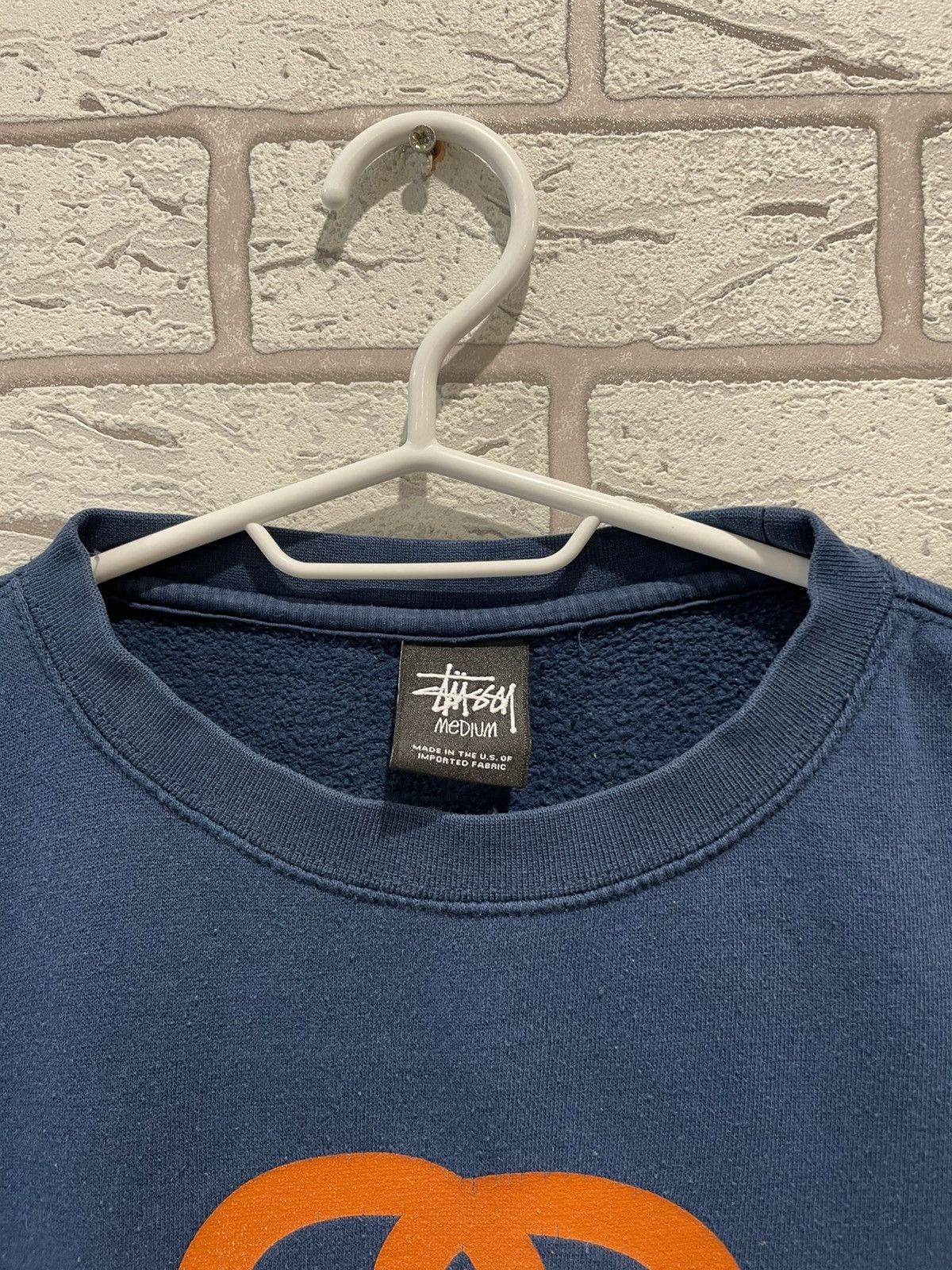 Stussy × Vintage Vintage Stussy Made in USA Sweatshirt Pullover Big Logo Size US M / EU 48-50 / 2 - 5 Thumbnail