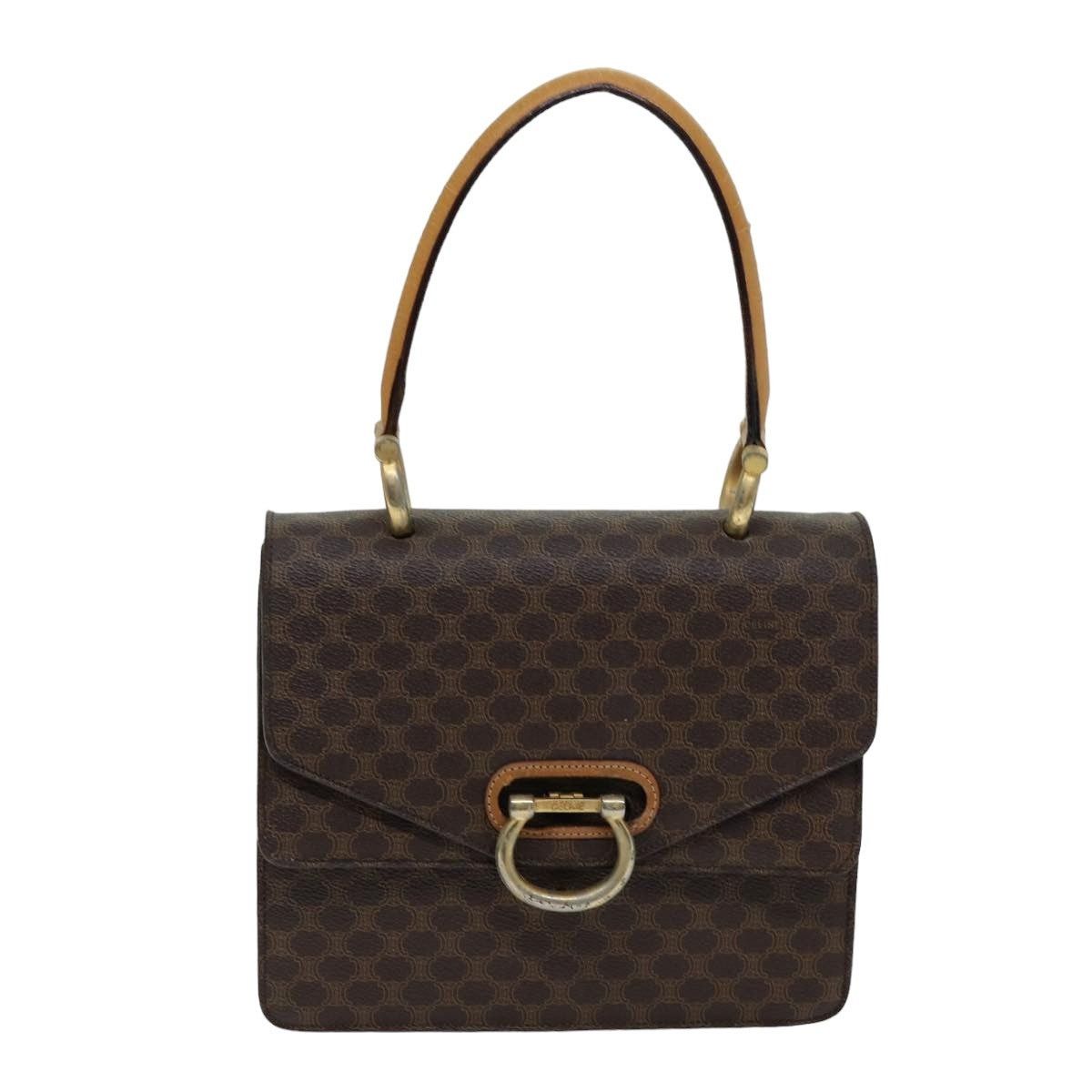 Celine CELINE Macadam Canvas Hand Bag Pvc Brown Size ONE SIZE - 2 Thumbnail
