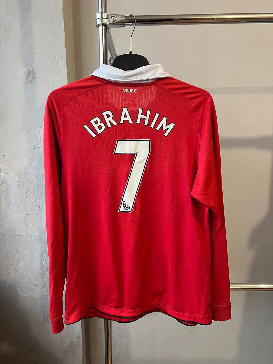Nike 2010/11 MANCHESTER UNITED #7 HOME SOCCER JERSEY SHIRT NIKE L Size US L / EU 52-54 / 3 - 15 Thumbnail