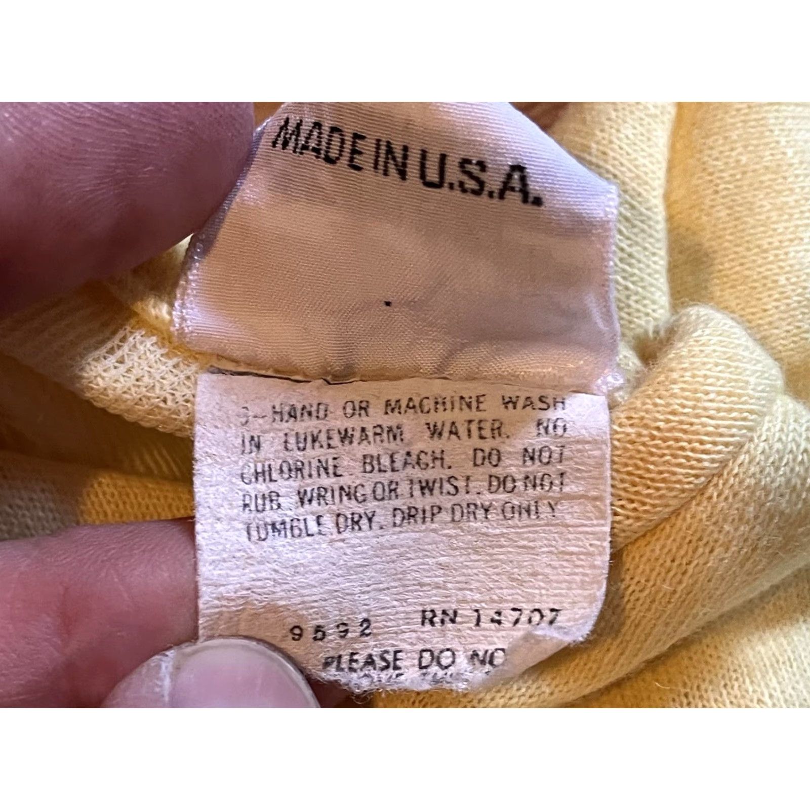 Sears VINTAGE Sears Honeysuckle Lion Mouse Dress Girl’s 3T Yellow 70s Size ONE SIZE - 4 Thumbnail