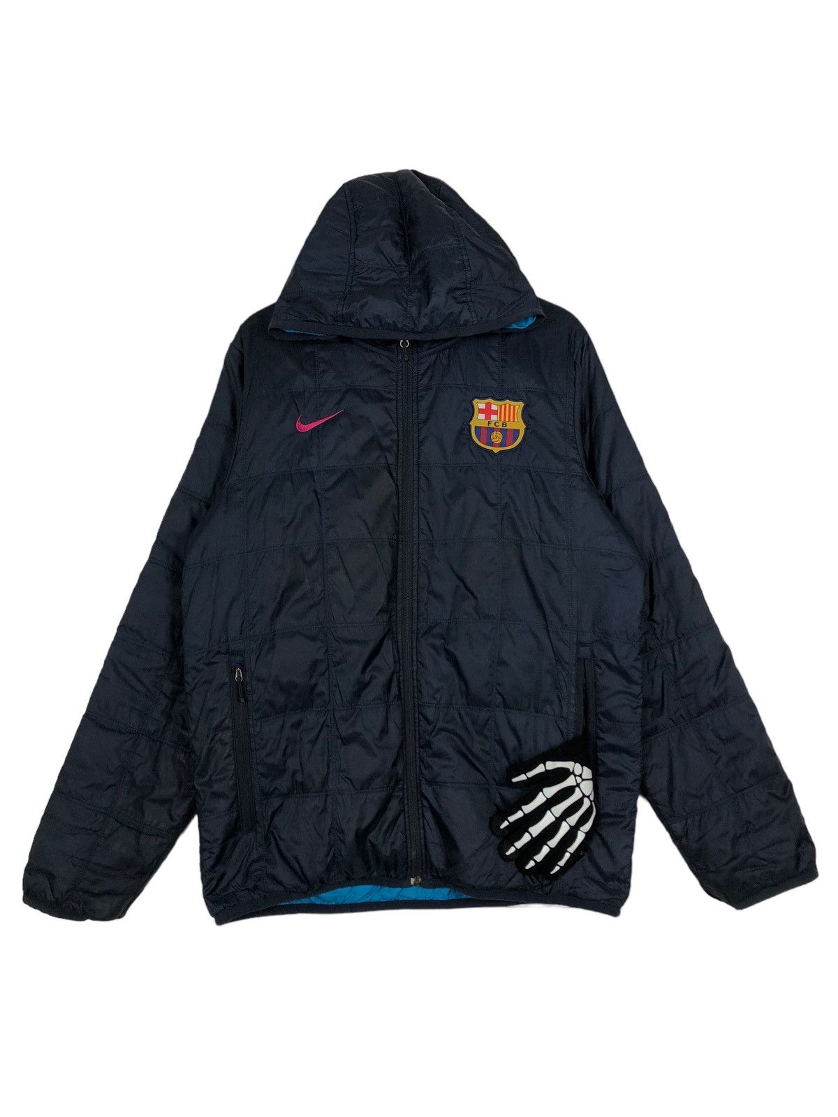 🔥90’s Vintage Reversible Jacket Nike Barcelona