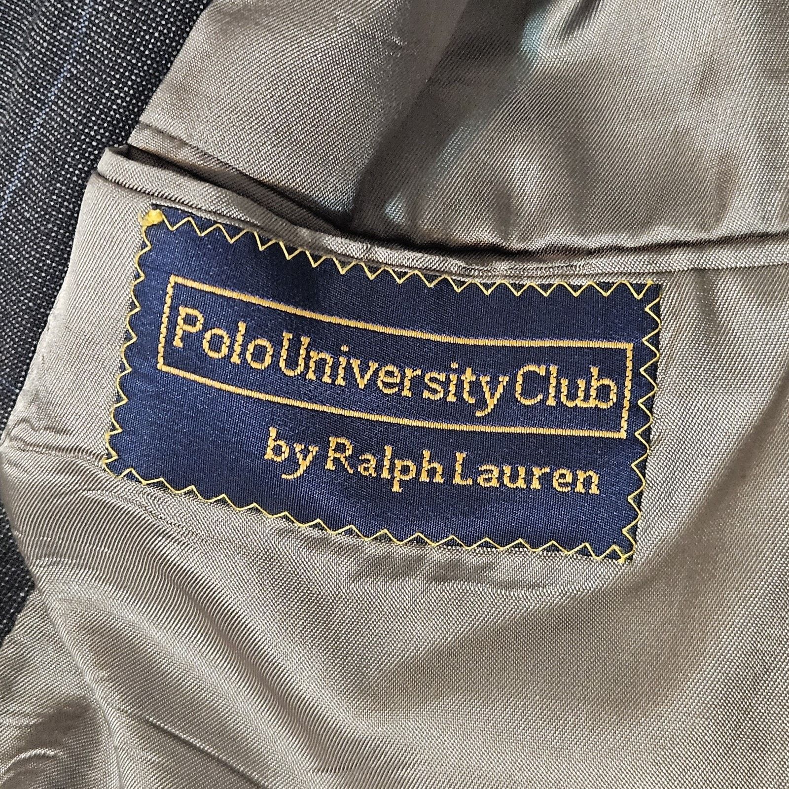 Ralph Lauren VTG Polo University Club Ralph Lauren Wool Blazer Coat 38 Size 38R - 10 Thumbnail