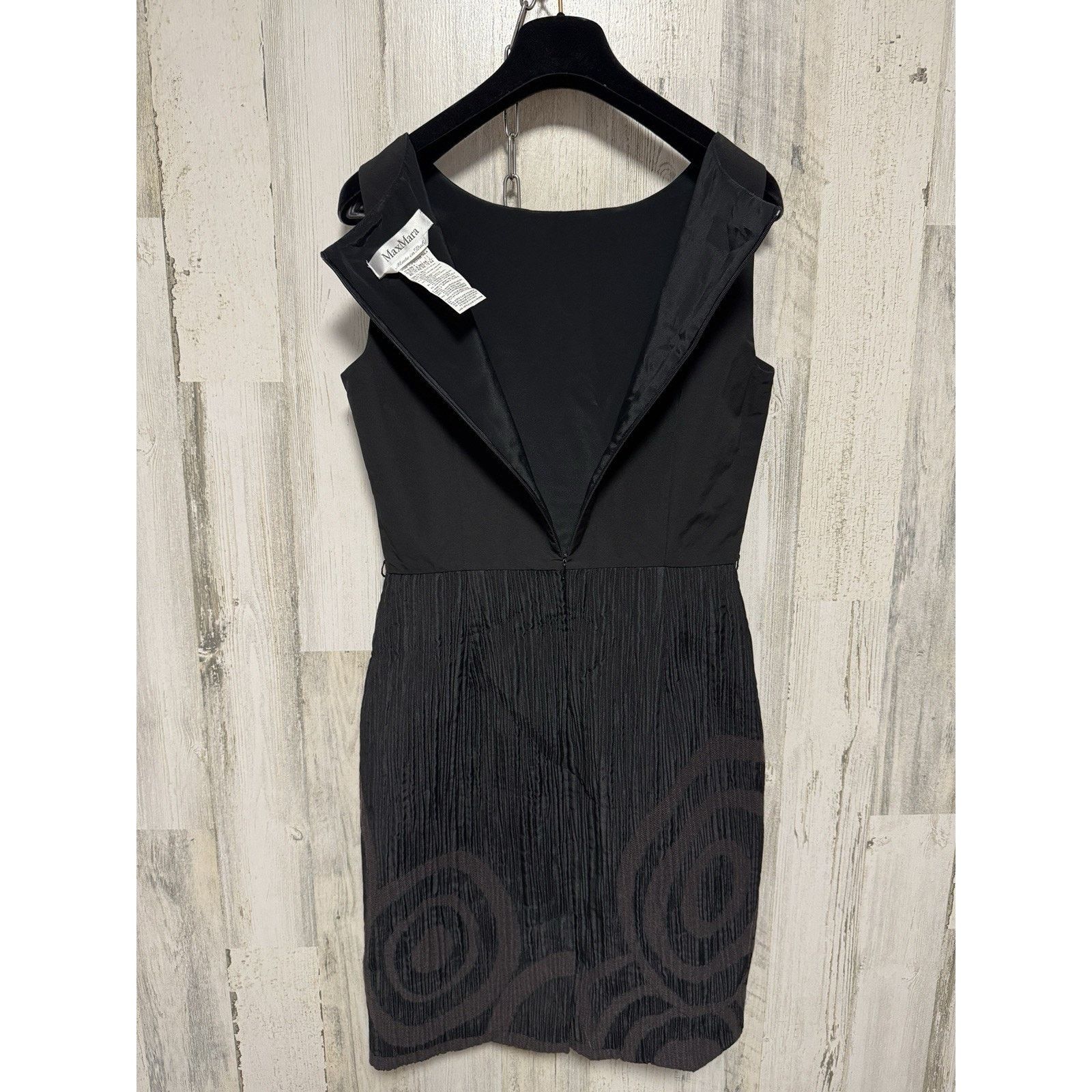 Max Mara Max Mara Dress Black Size 10 Made In Italy Size L / US 10 / IT 46 - 8 Thumbnail