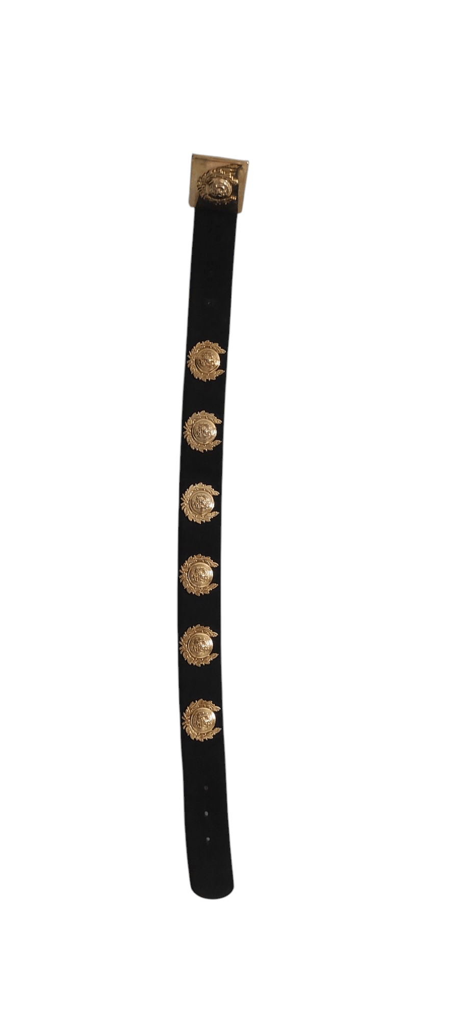 Vintage Stephen Collins Vintage Belt Suede Gold Tone Studded Belt Size ONE SIZE - 5 Thumbnail