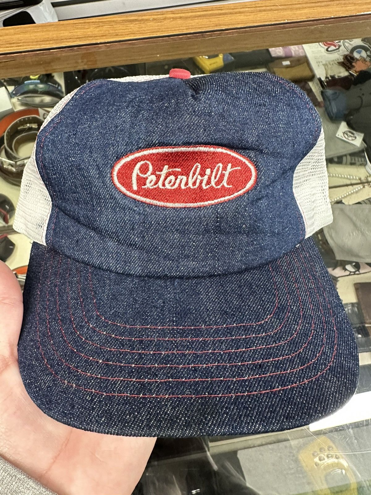 Vintage Vintage 90s Peterbilt Circle Logo Trucks Snapback Size ONE SIZE - 2 Thumbnail