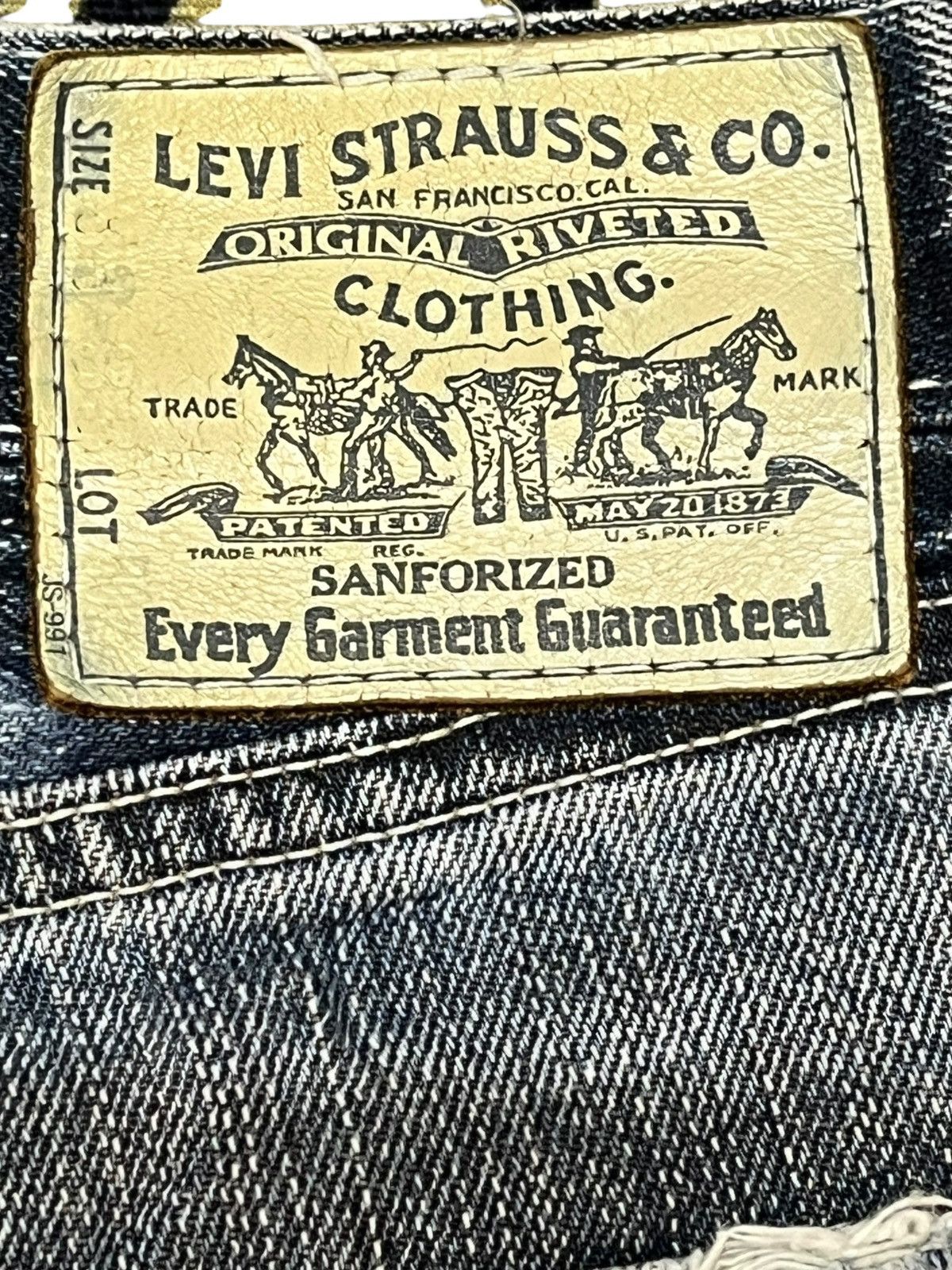 LVC × Levi's × Levi's Vintage Clothing Vintage Levi’s 502-03 Faded Denim Size US 31 - 8 Thumbnail