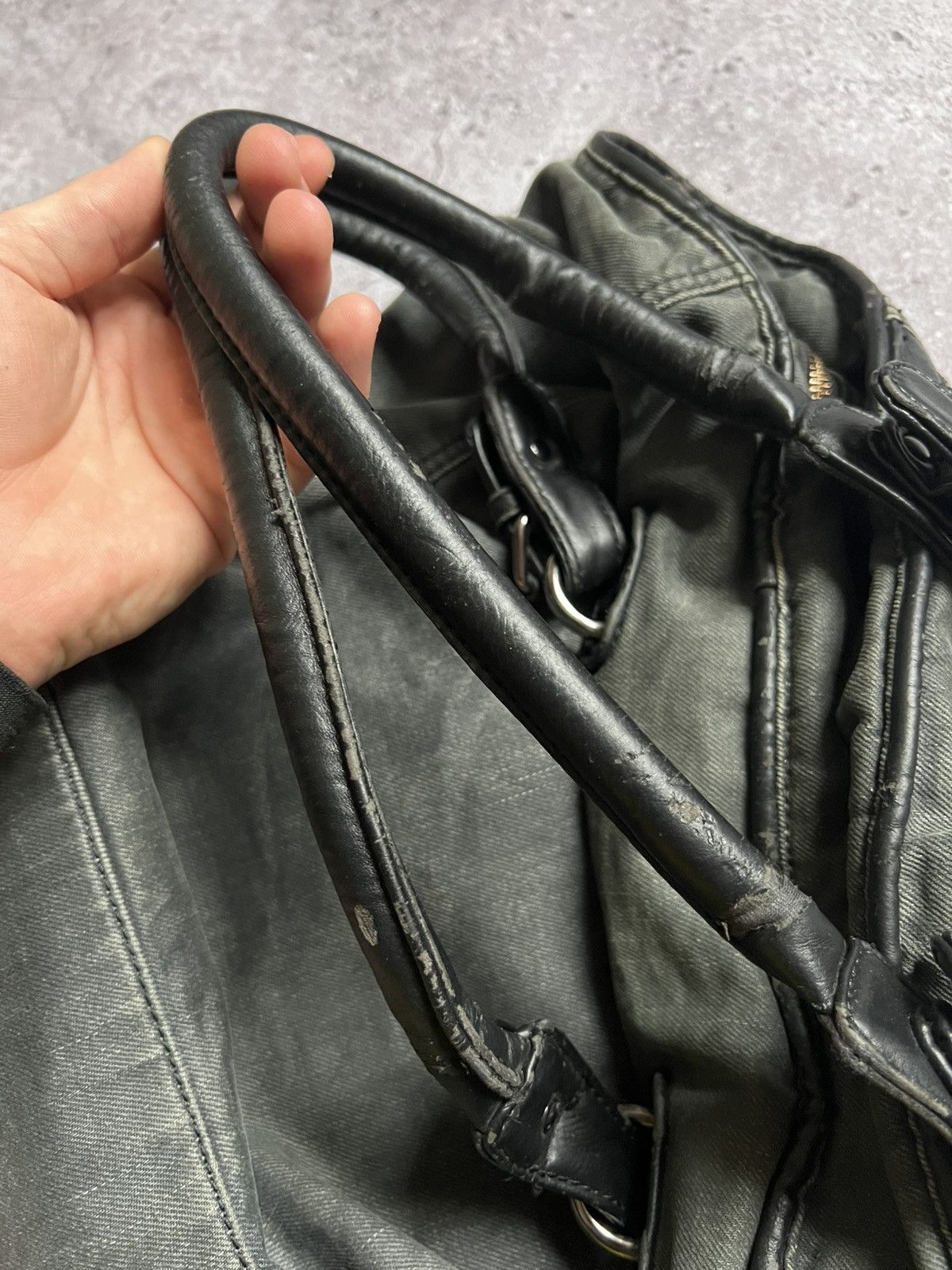 Diesel × Vintage Vintage Diesel Washed Denim Bag Size ONE SIZE - 21 Thumbnail