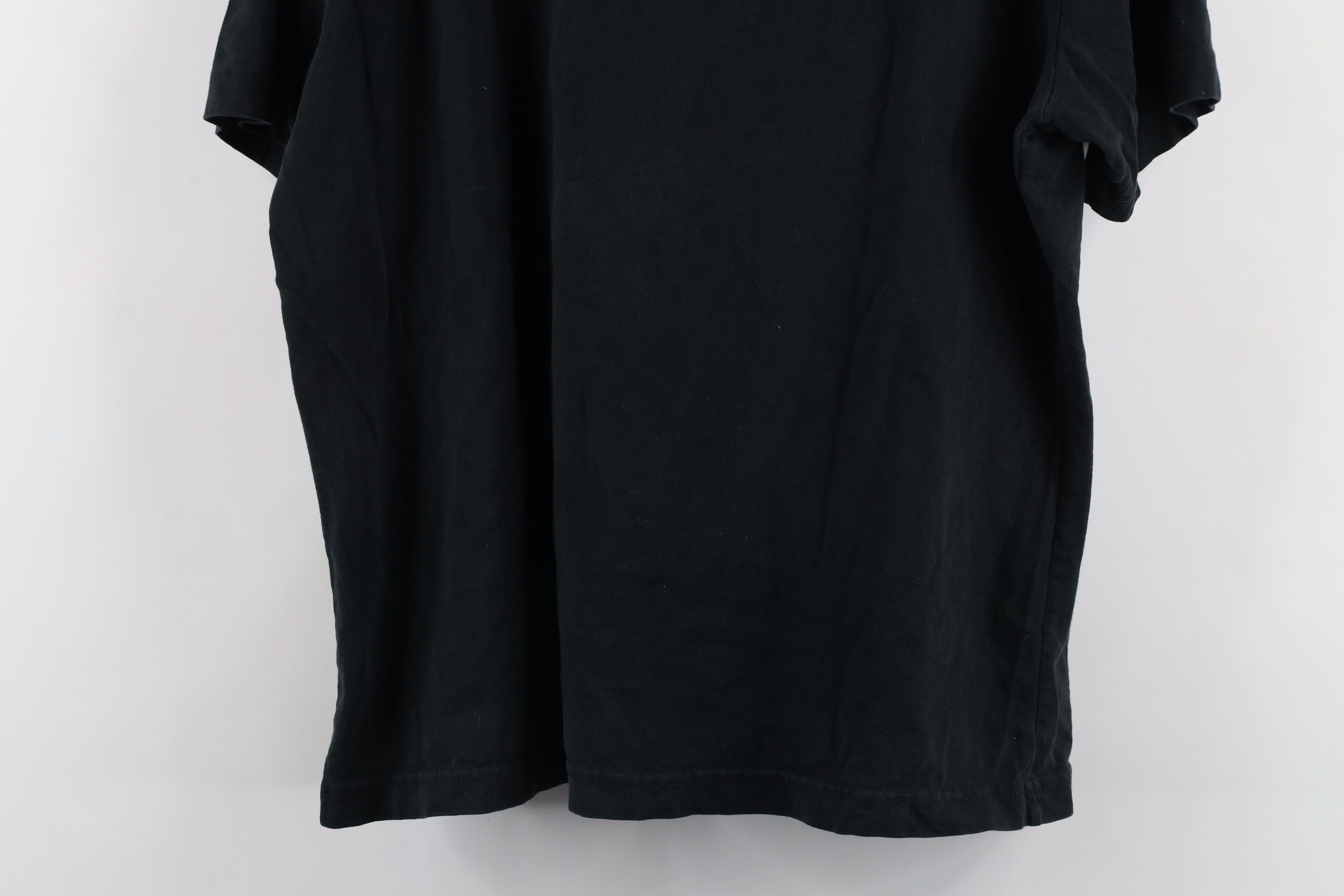 Vintage Vintage 90s Streetwear Short Sleeve T-Shirt Black Cotton Size L / US 10 / IT 46 - 9 Thumbnail